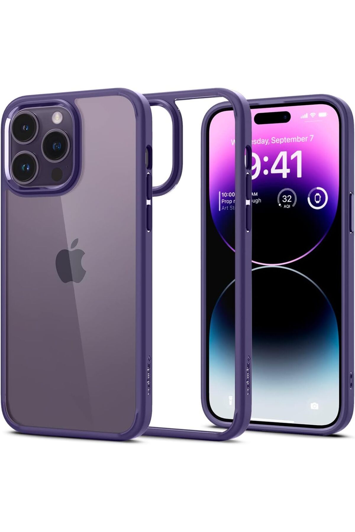 STOREMAX efshopx iPhone 14 Pro Kılıf Ultra Hybrid Deep Purple - ACS05577 New Desing 1002192