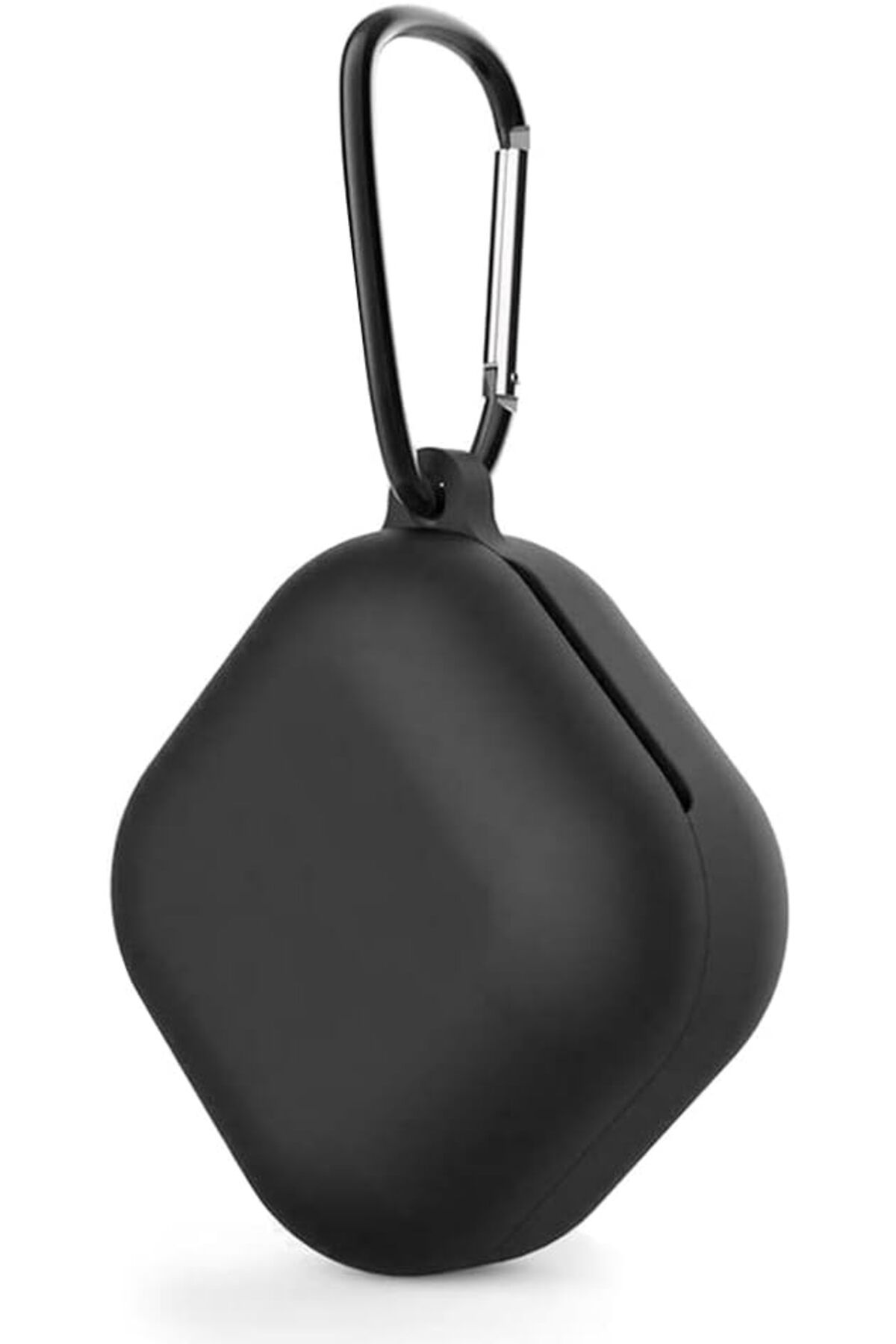 STOREMAX erhnshop Samsung Galaxy Buds 2 Pro için Kılıf Askılı Mat Silikon Siyah [Buds 2 Pro ile Uyumlu K