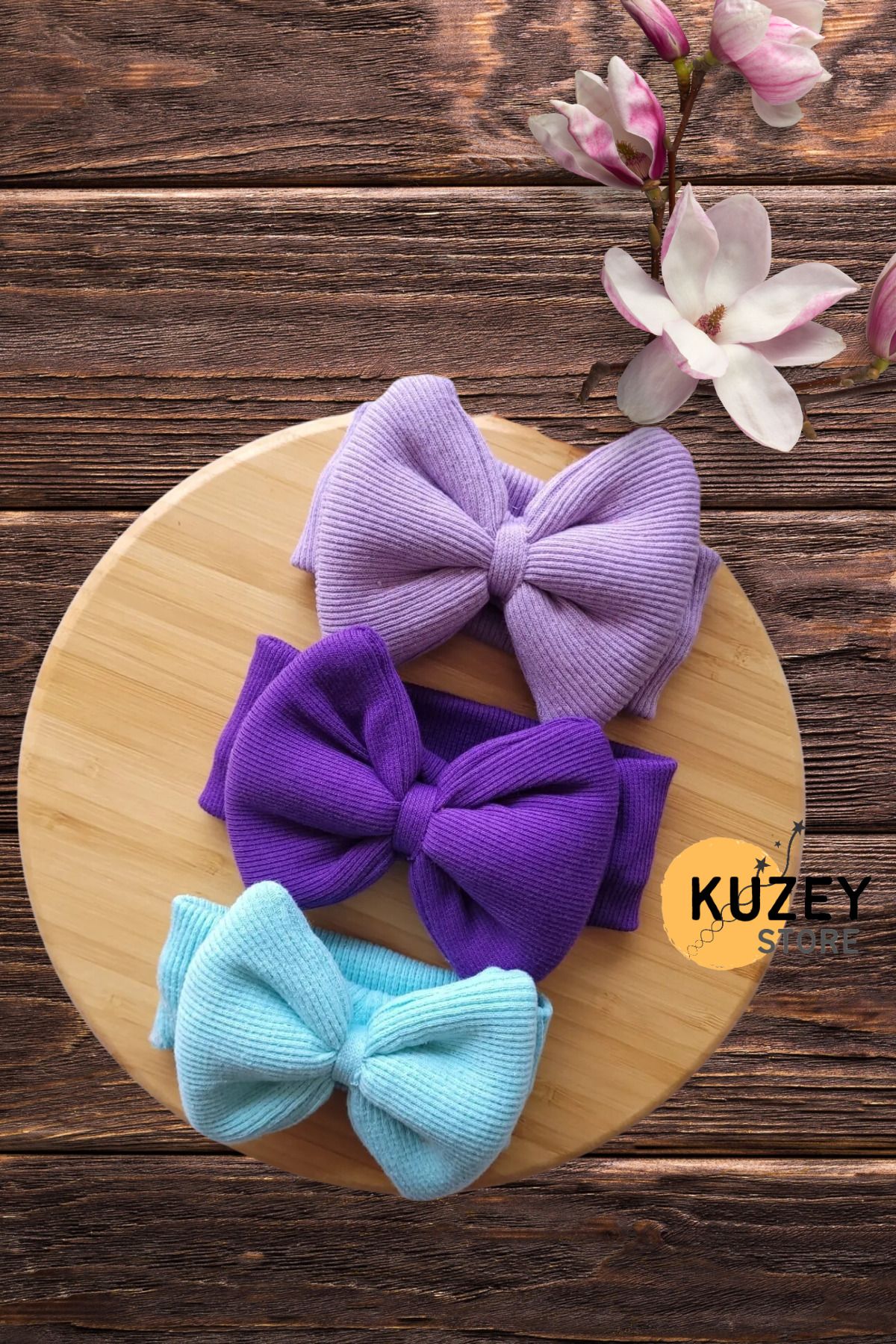 KUZEY STORE KIZ BEBEK FİYONK BANDANA SETİ