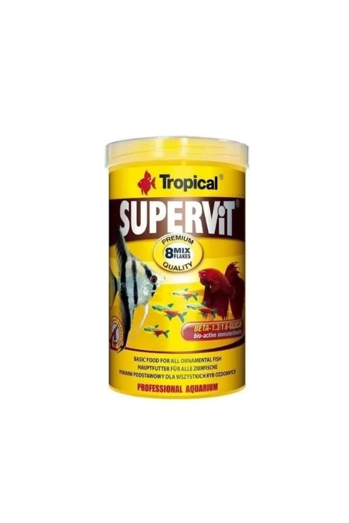 Tropical Süpervit Granulat Omnivor Granül Balık Yemi 100 ml