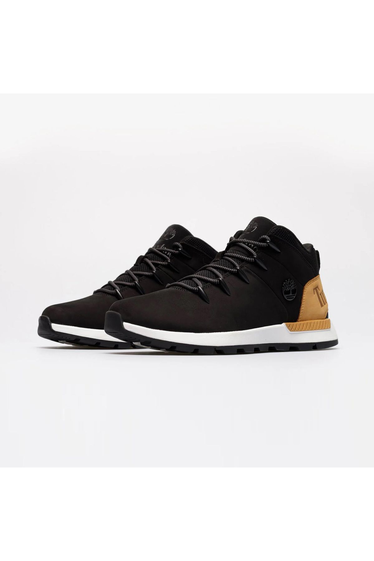 کفش های فضای باز مشکی مردانه بیرونی Mid Lace Up Timberland