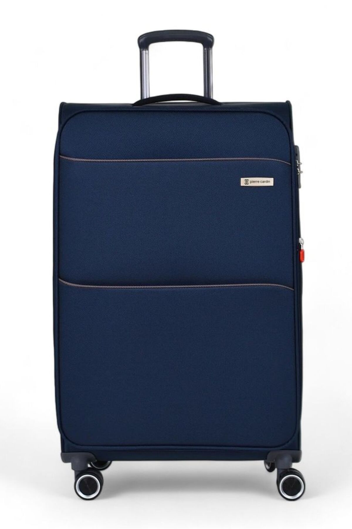 چمدان یونیسکس آبی نای 70 سانتی متری سایز بزرگ 04pc6050-01 Pierre Cardin