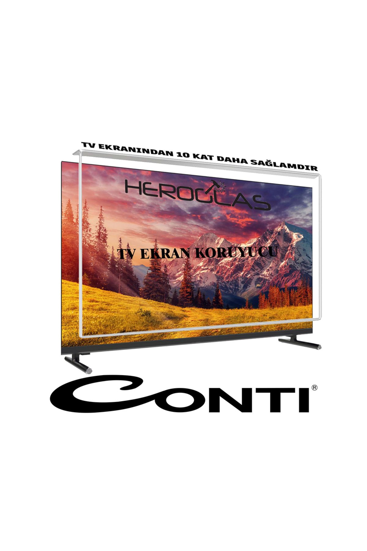 HEROGLAS CONTİ  CT55AN100U 55İNÇ TV EKRAN KORUYUCU