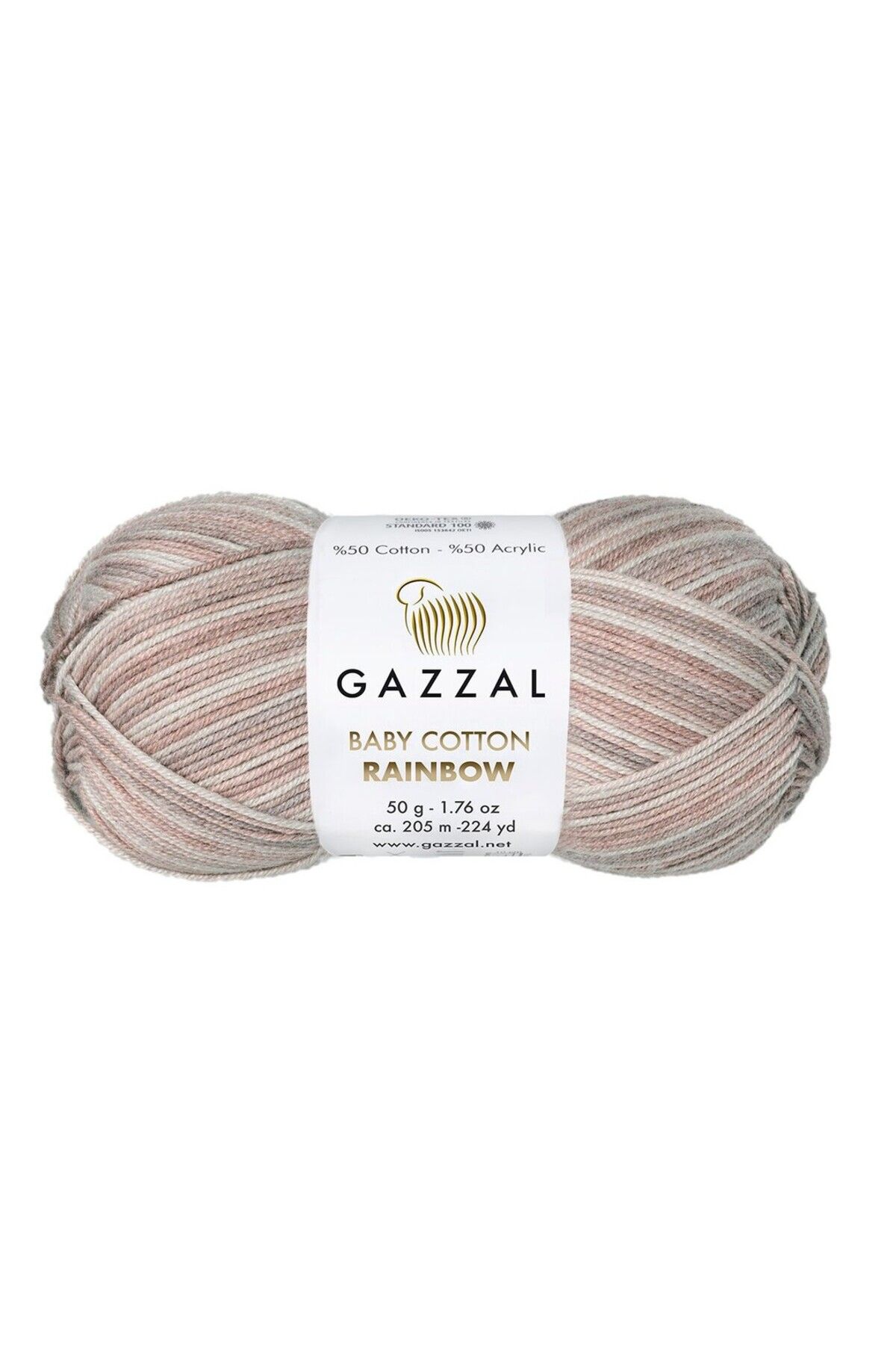 Gazzal Baby Cotton Rainbow El Örgü Ipliği