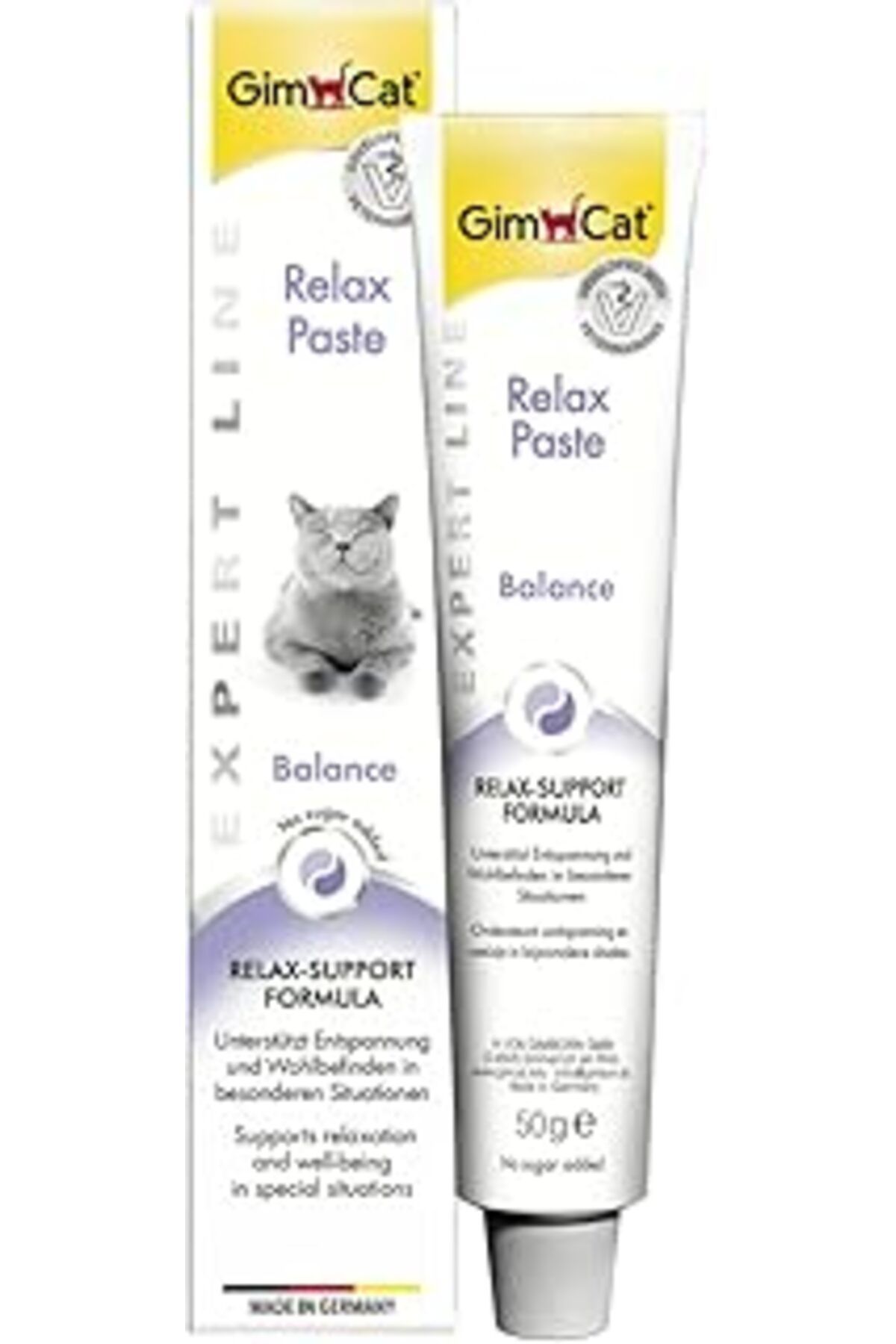 ZUHUDİ Gimcat Kedi Macunu Relax Paste, Rahatlıcı, 50 G