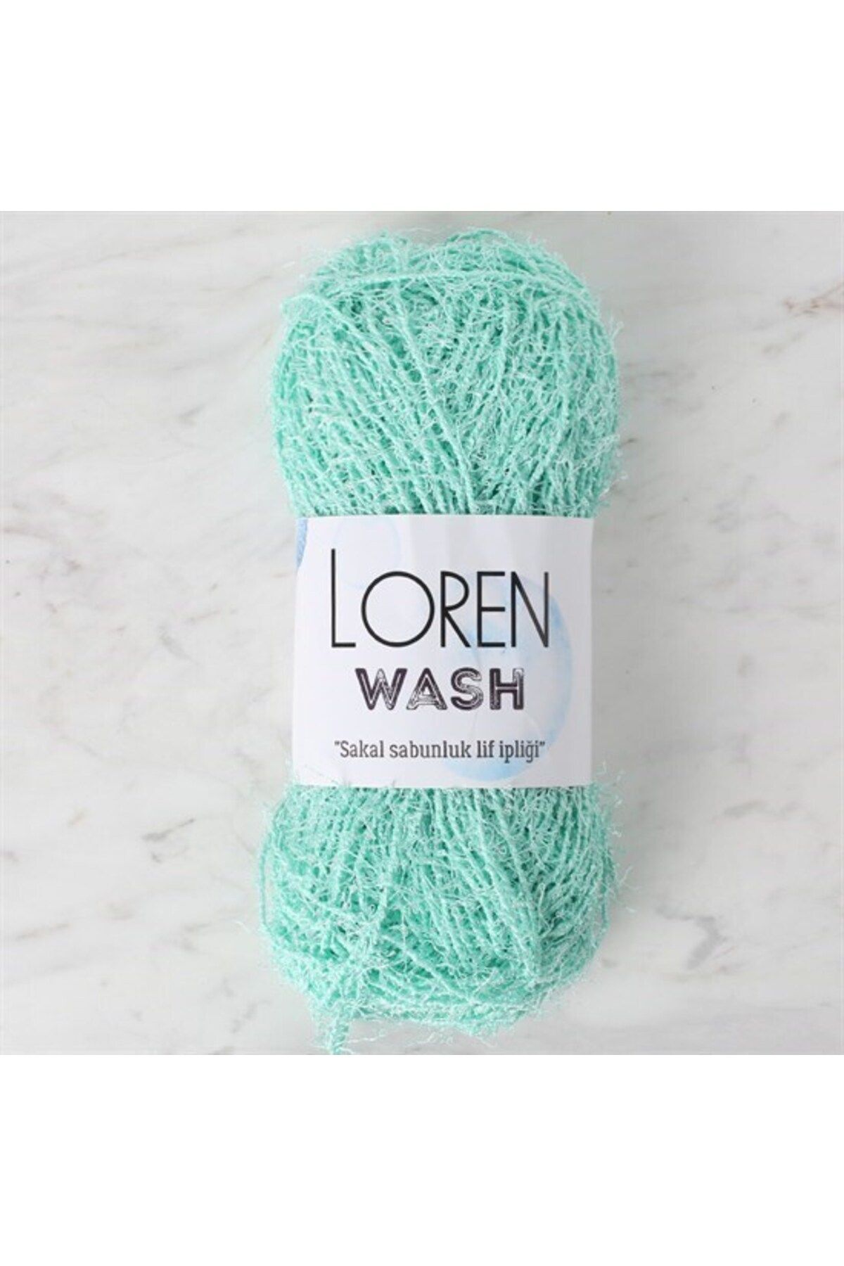 secblue Loren Wash Yeşil El Örgü İpi - R058 - 34014