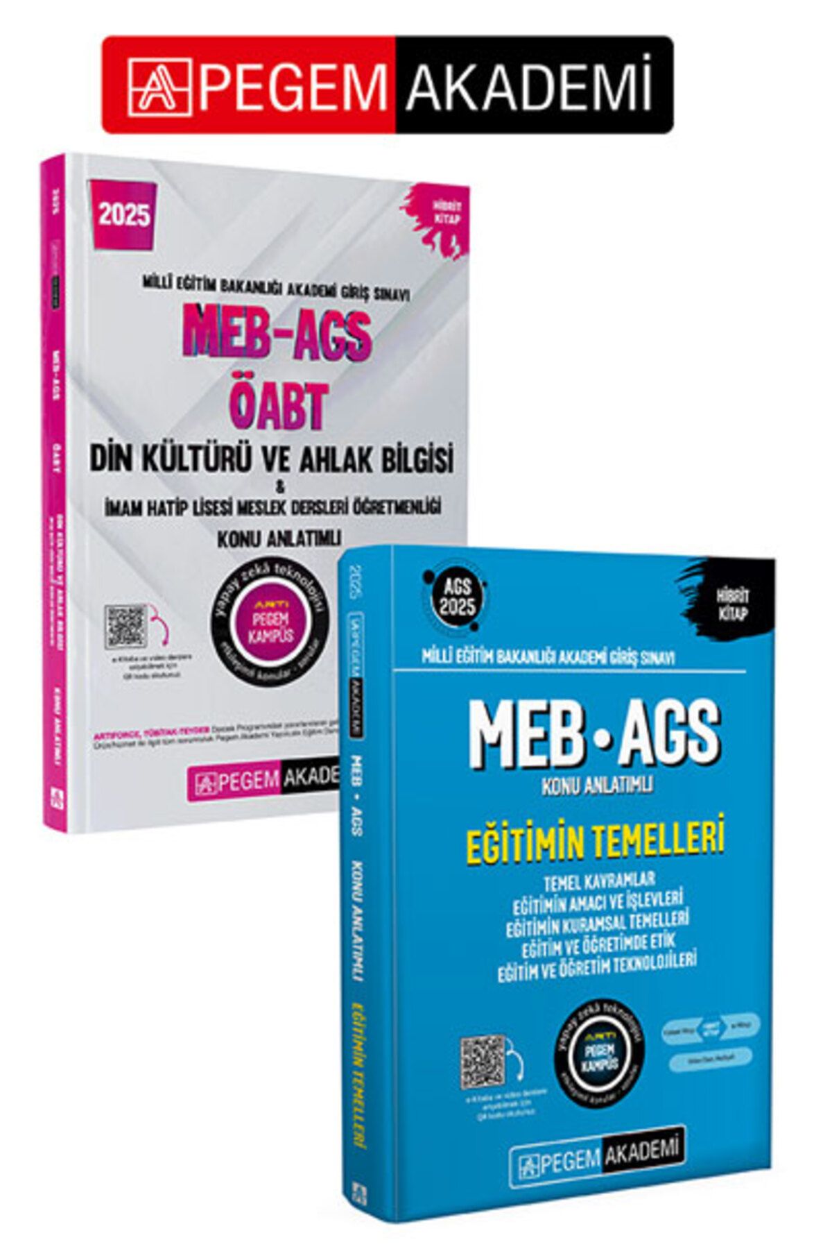 Pegem Akademi Yayıncılık PEGEM AKADEMİ 2025 MEB-AGS-ÖABT Din Kültürü ve Ahlak Bilgisi-İmam Hatip Lisesi Mes.Lisesi Öğretmenli