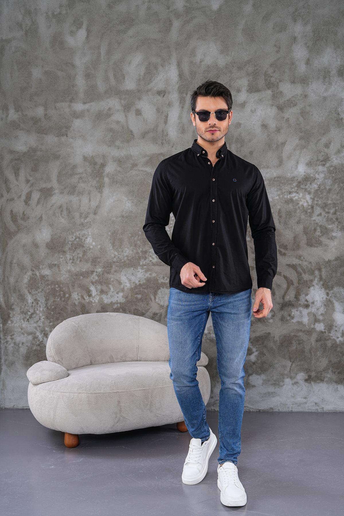 youknitwear you Riera Spain Stayle Cotton Shirt