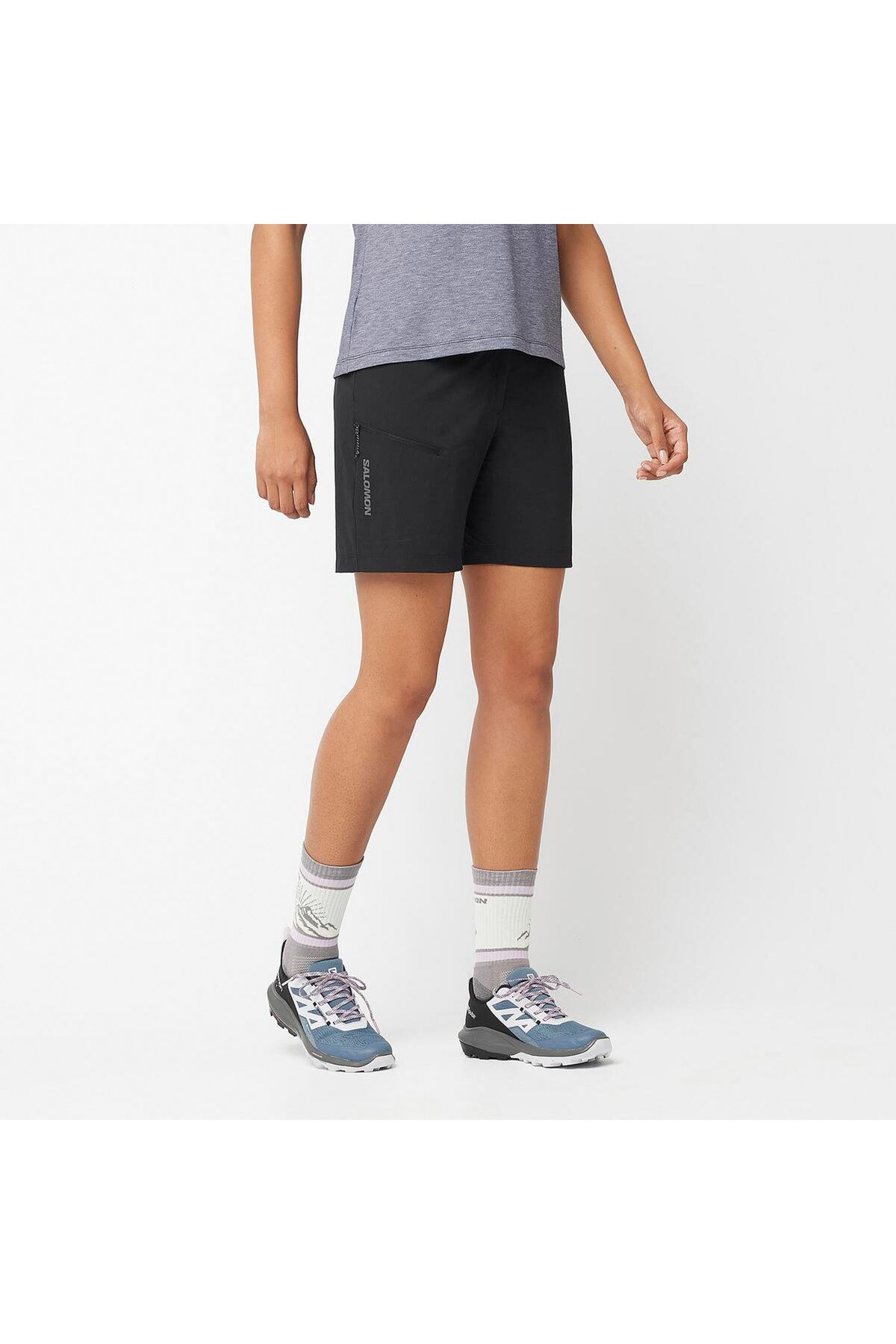 Salomon-Wayfarer Shorts W Deep Black// Shorts Lc2097400 5