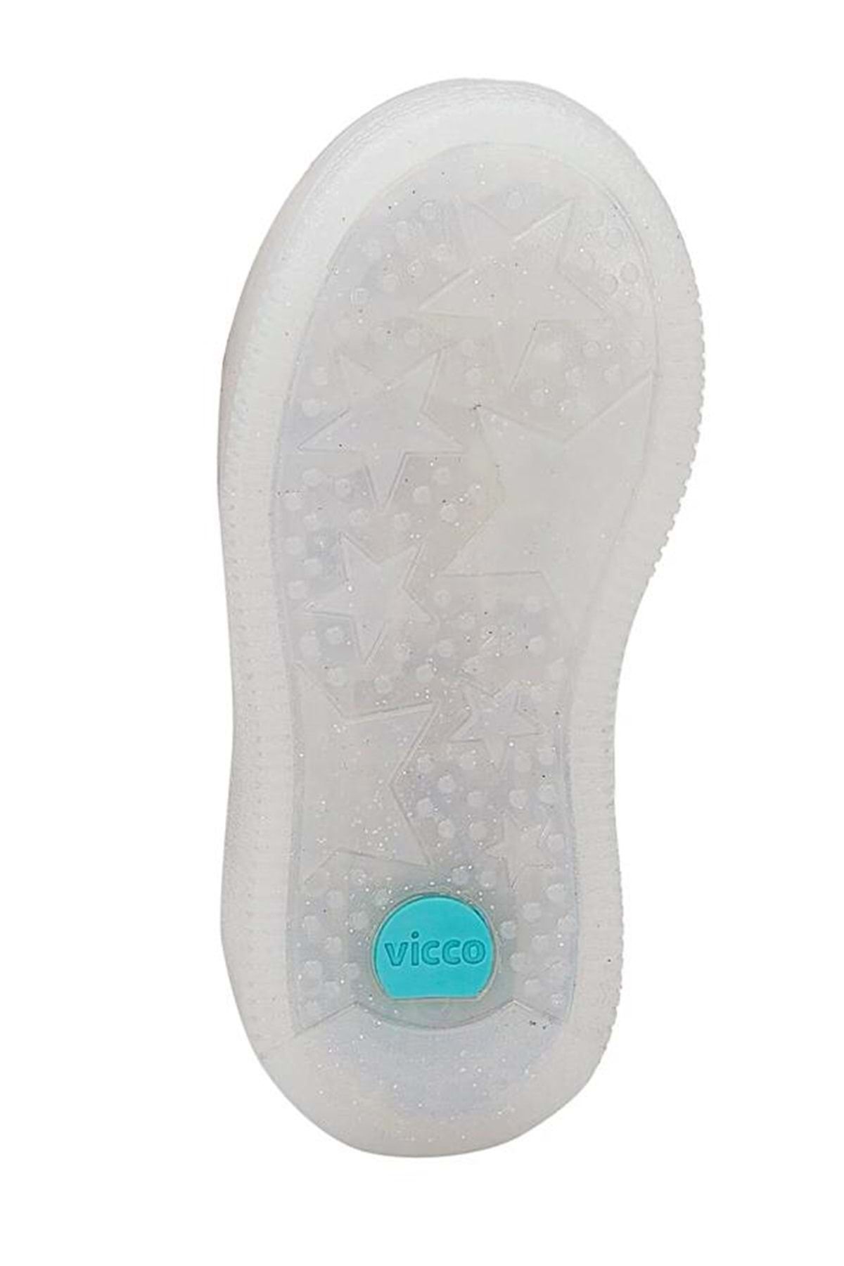 Vicco-حذاء أطفال مضاء باللون الأبيض والأزرق بألوان قوس قزح 220.b22k.180-1104 5