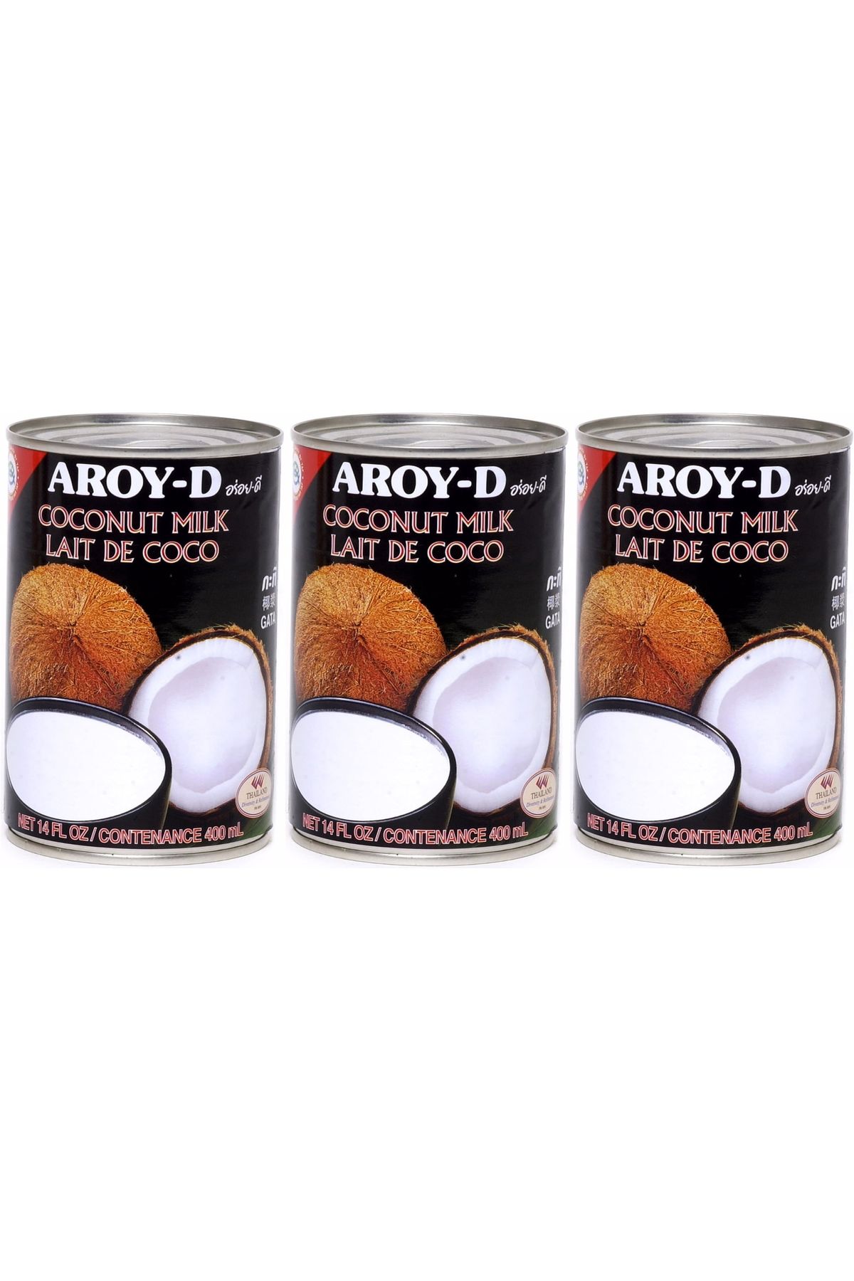 Aroy D Aroy-D Hindistan Cevizi Sütü 3 X 400 Ml Total :1200 Ml Marketimgo ( 3 pieces )