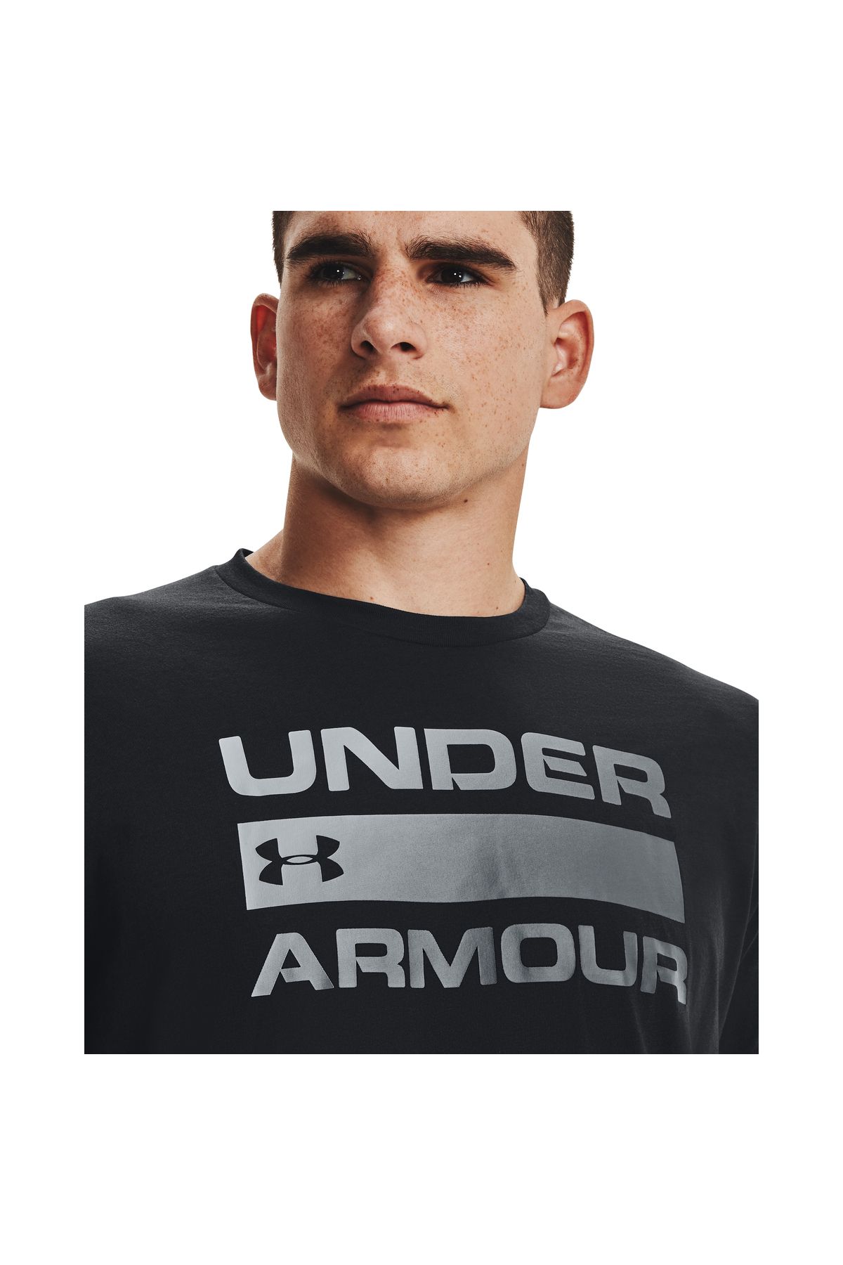 تی شرت ورزشی مشکی مردانه شماره تیم UA آقایان آستین کوتاه 1329582 001 Under Armour