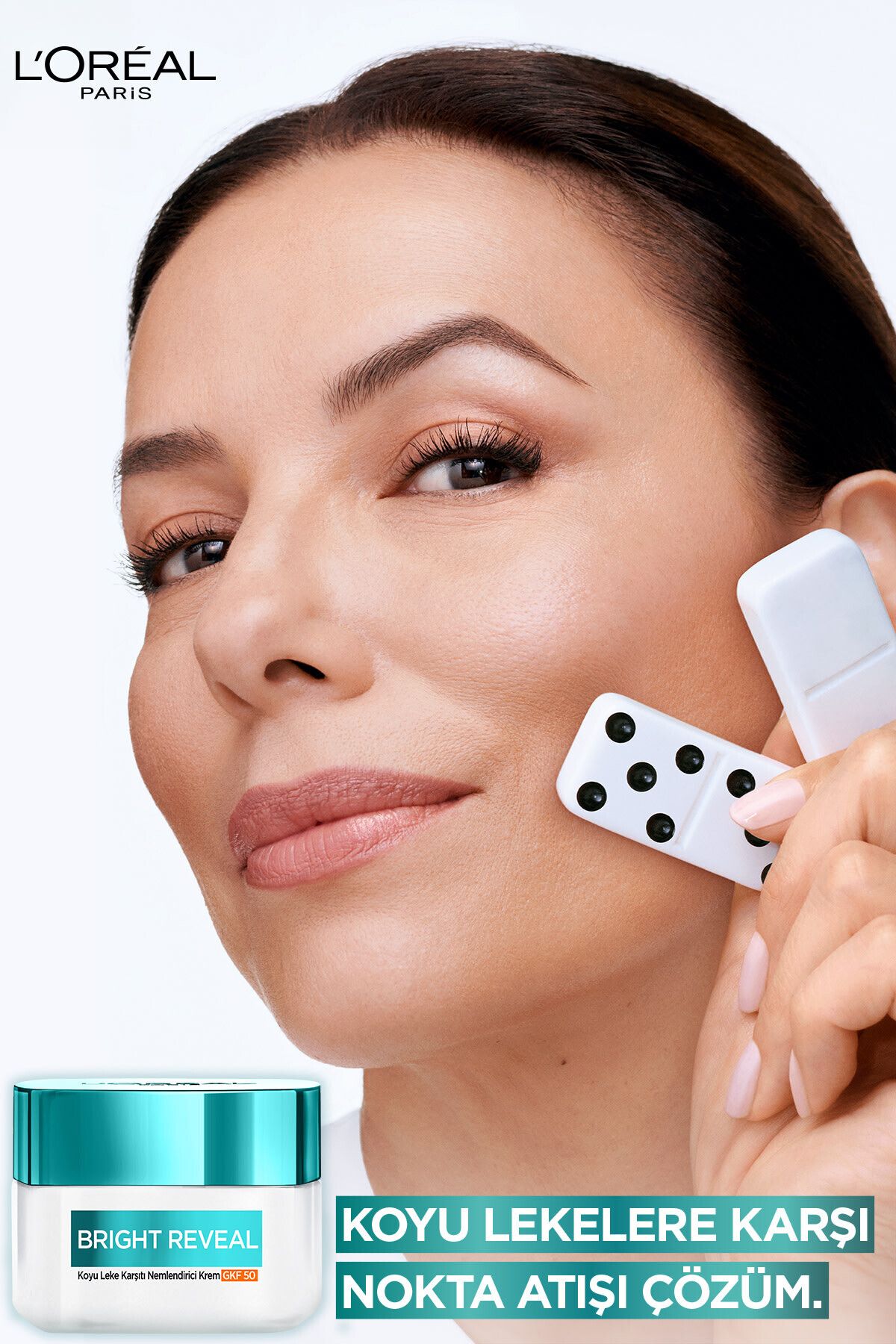 کرم مرطوب کننده 50 میلی لیتری نیاسینامید، ضد لکه های روشن، اکولایزر رنگ پوست Spf50 L'Oreal Paris