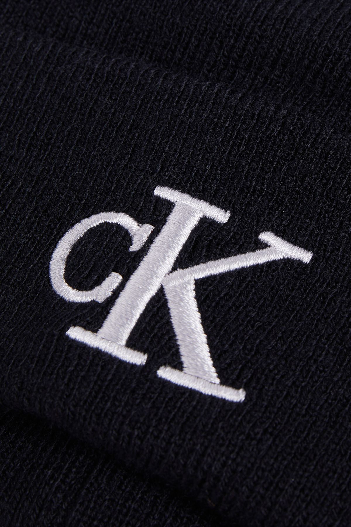 Calvin Klein-Broșă cu broșă monogramă, albă, cu glugă 3