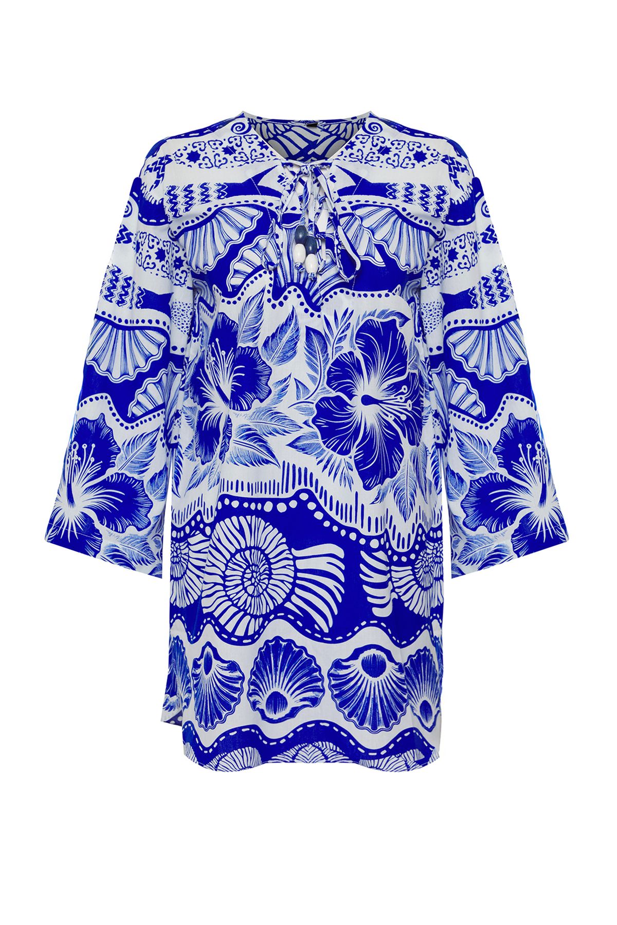 Trendyol Collection-Rochie multicoloră, dreaptă, mini cu dungi 100% bumbac 6