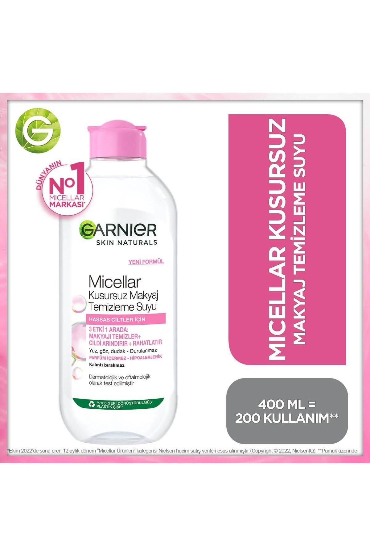 Garnier Micellar Kusursuz Makyaj Temizleme Suyu 400 ml