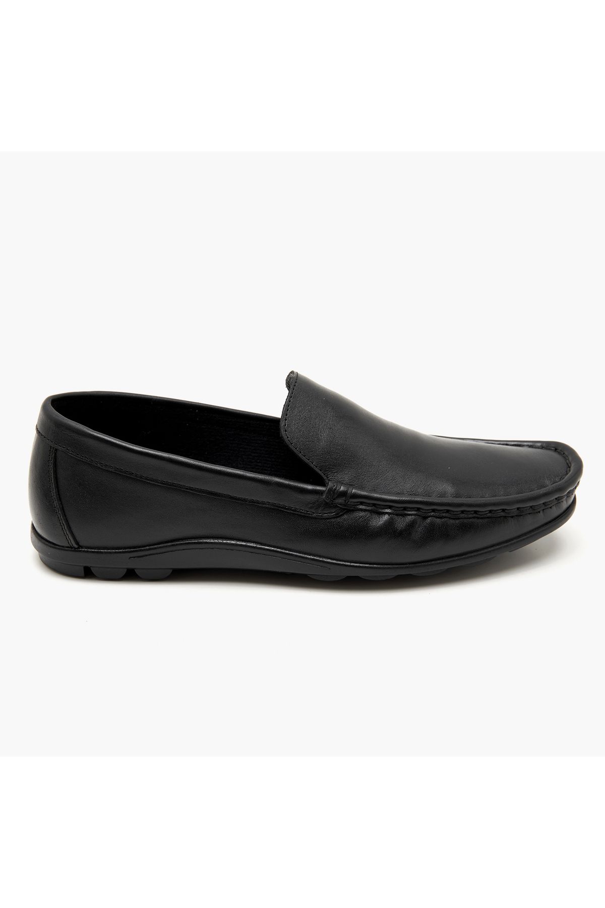 Desa-Ανδρικό δερμάτινο loafer Costner Black 4