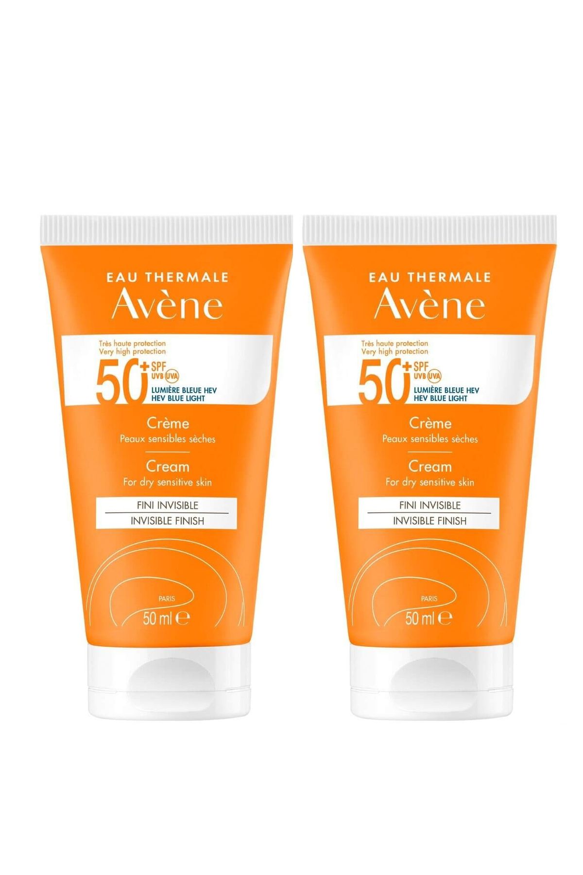 Avene Creme Kuru Ciltler için SPF 50+ Güneş Koruyucu 2'Lİ