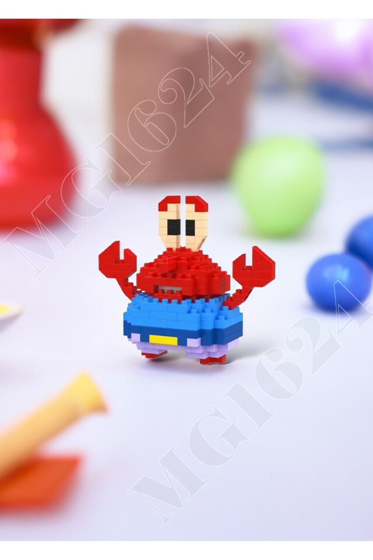 Bricks Sünger Bob Arkadaşı Bay Yengeç 3d Yapboz Puzzle