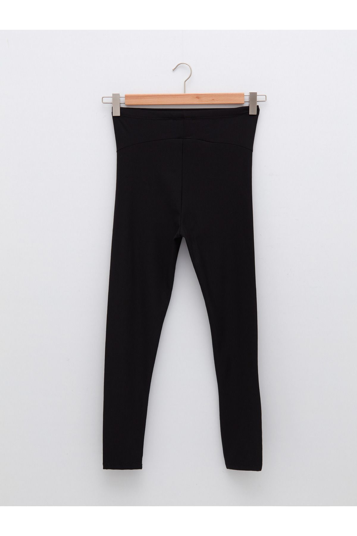 LC Waikiki-Plain Maternity Leggings with Abdominal Panel 8