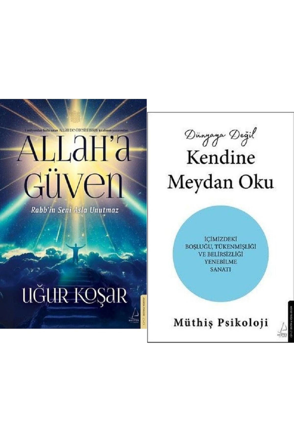 Destek Yayınları Allah'a Güven + Dünyaya Değil Kendine Meydan Oku / 2 Kitap Set