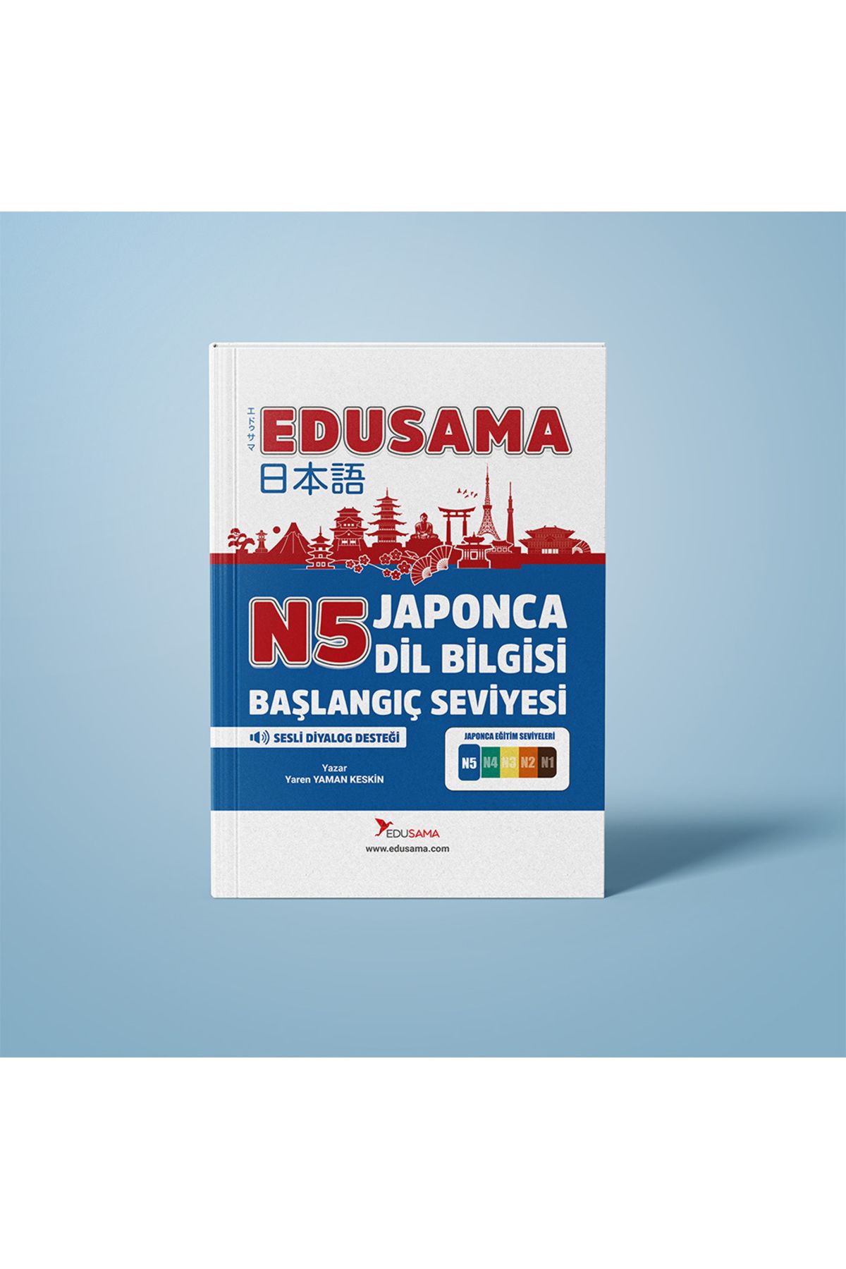 EDUSAMA Japonca N5 Dil Bilgisi Kitabı - Başlangıç Seviyesi