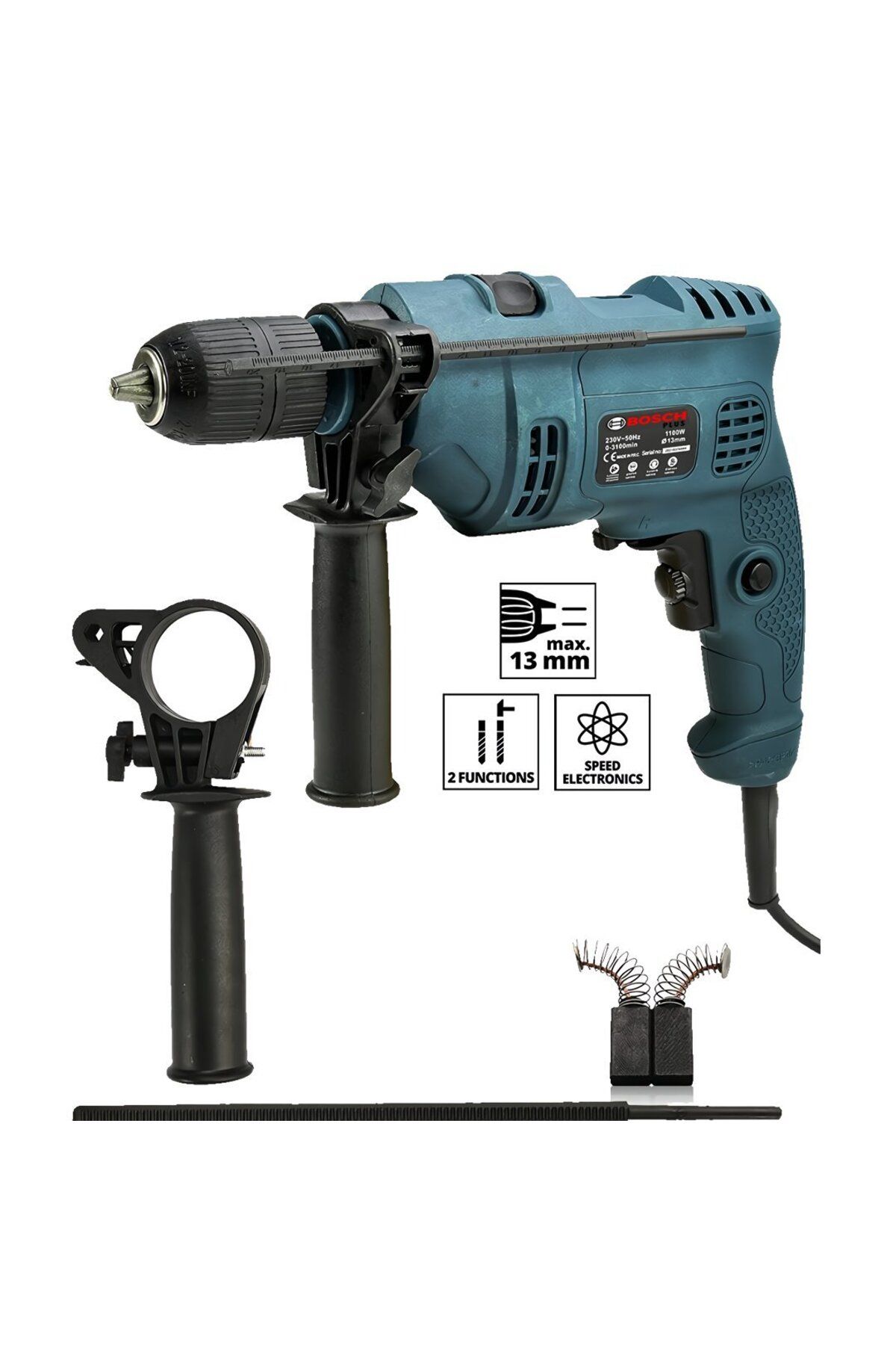 Bosch Plus ELS214 Elektrikli 13mm Darbeli Matkap