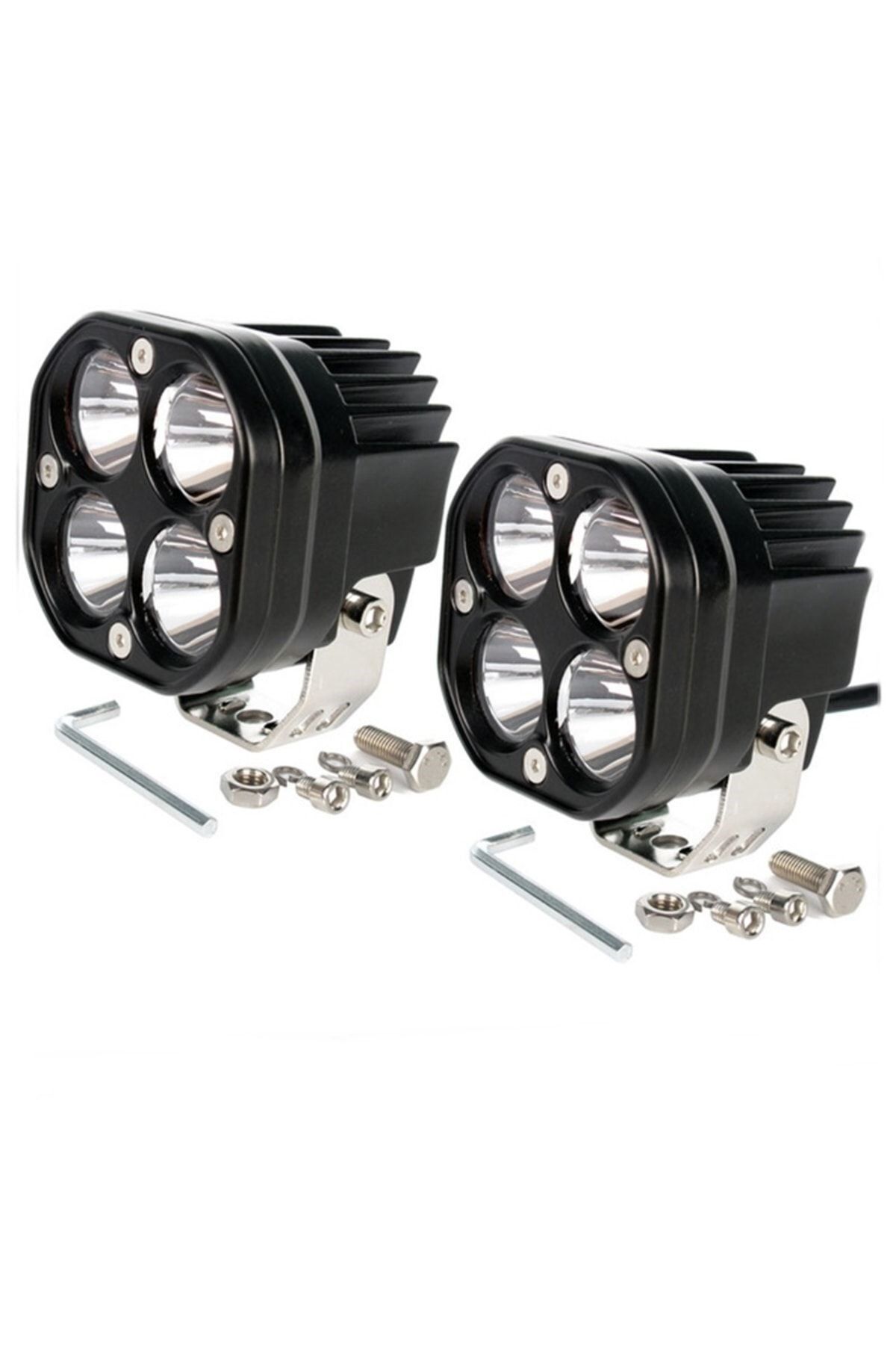 NKT GROUP Offroad Sis Lambası 4 Led 20w Beyaz Cree Led Motorsiklet Uyumlu Çift Fiyatı