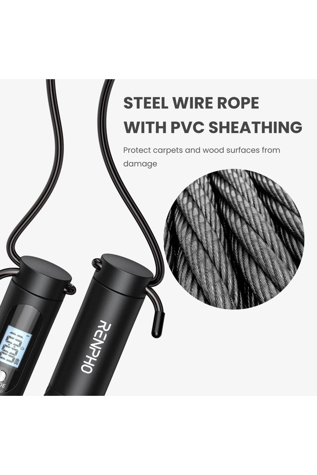 RENPHO-SMART JUMP ROPE 2 3