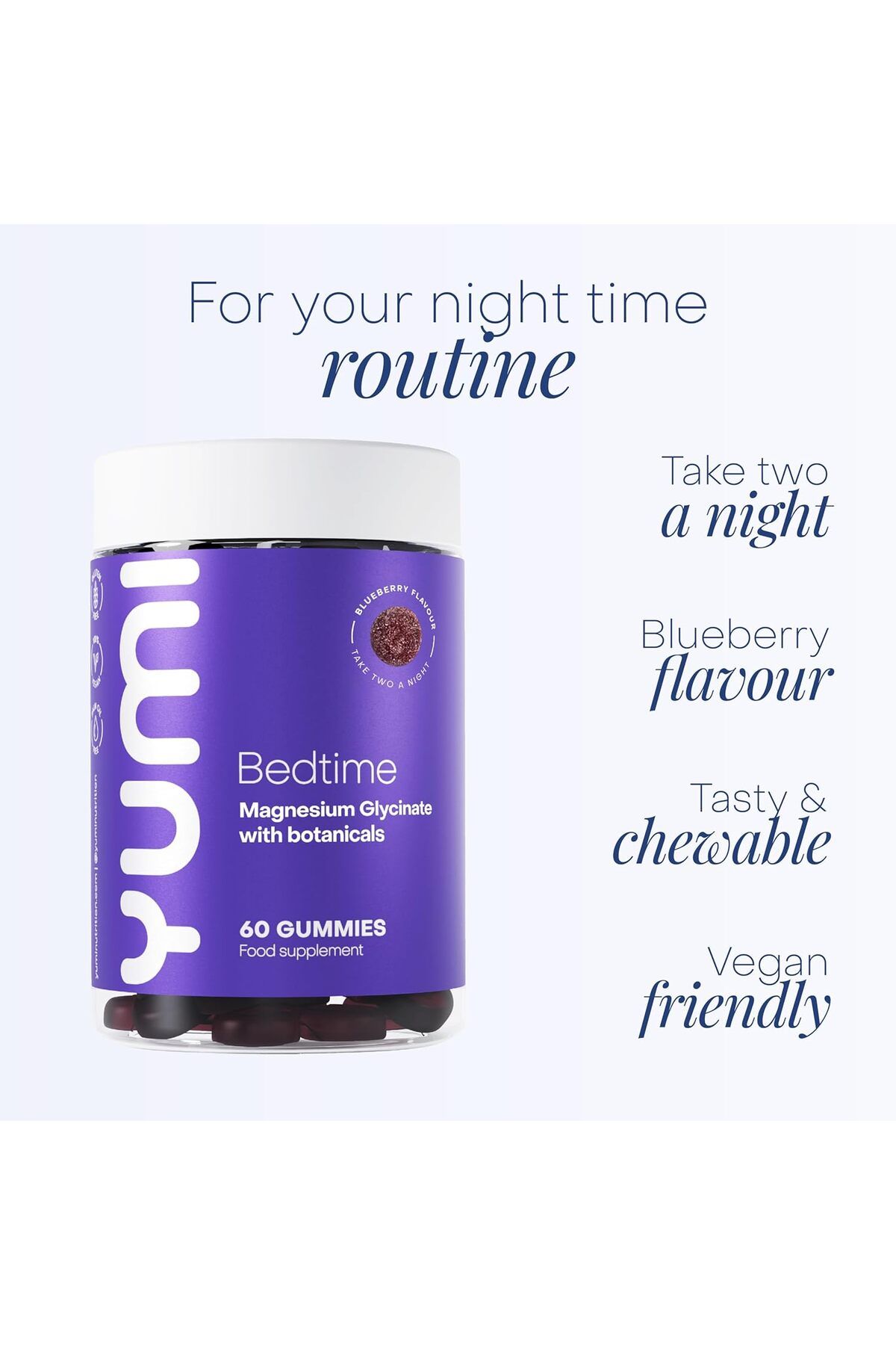 YUMİ-Yumi Bedtime 5HTP Passion Fruit Flavour Gummies 60 2