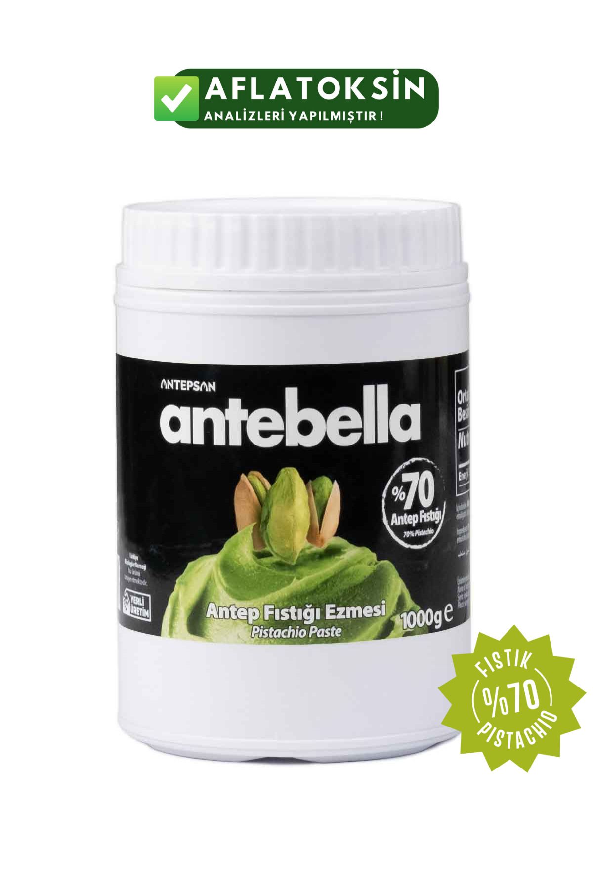 Antebella Antep Fıstık Ezmesi 1 Kg - Antep Fıstığı Ezmesi