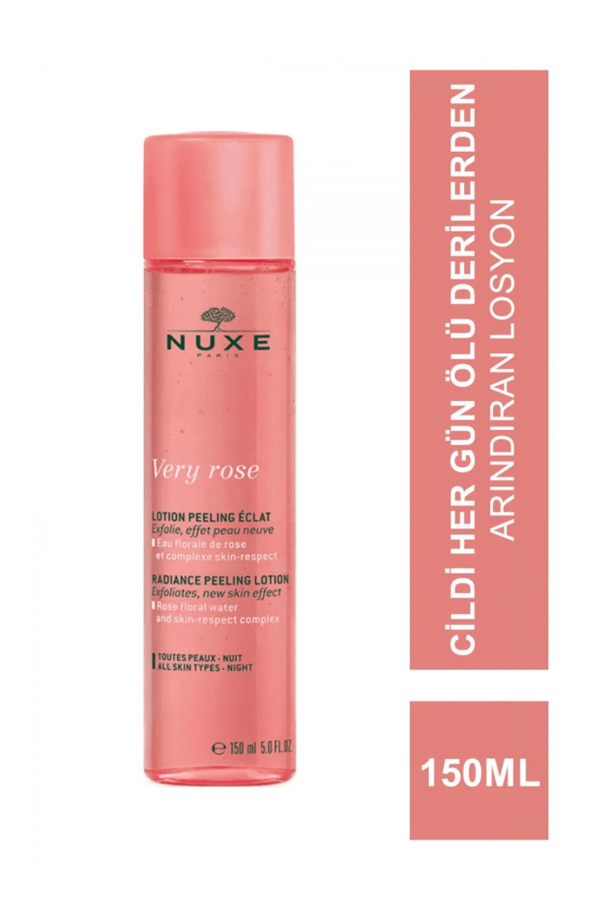 Nuxe Very Rose Radiance Peeling Lotion - Aydınlatıcı Peeling Losyon 150 ml