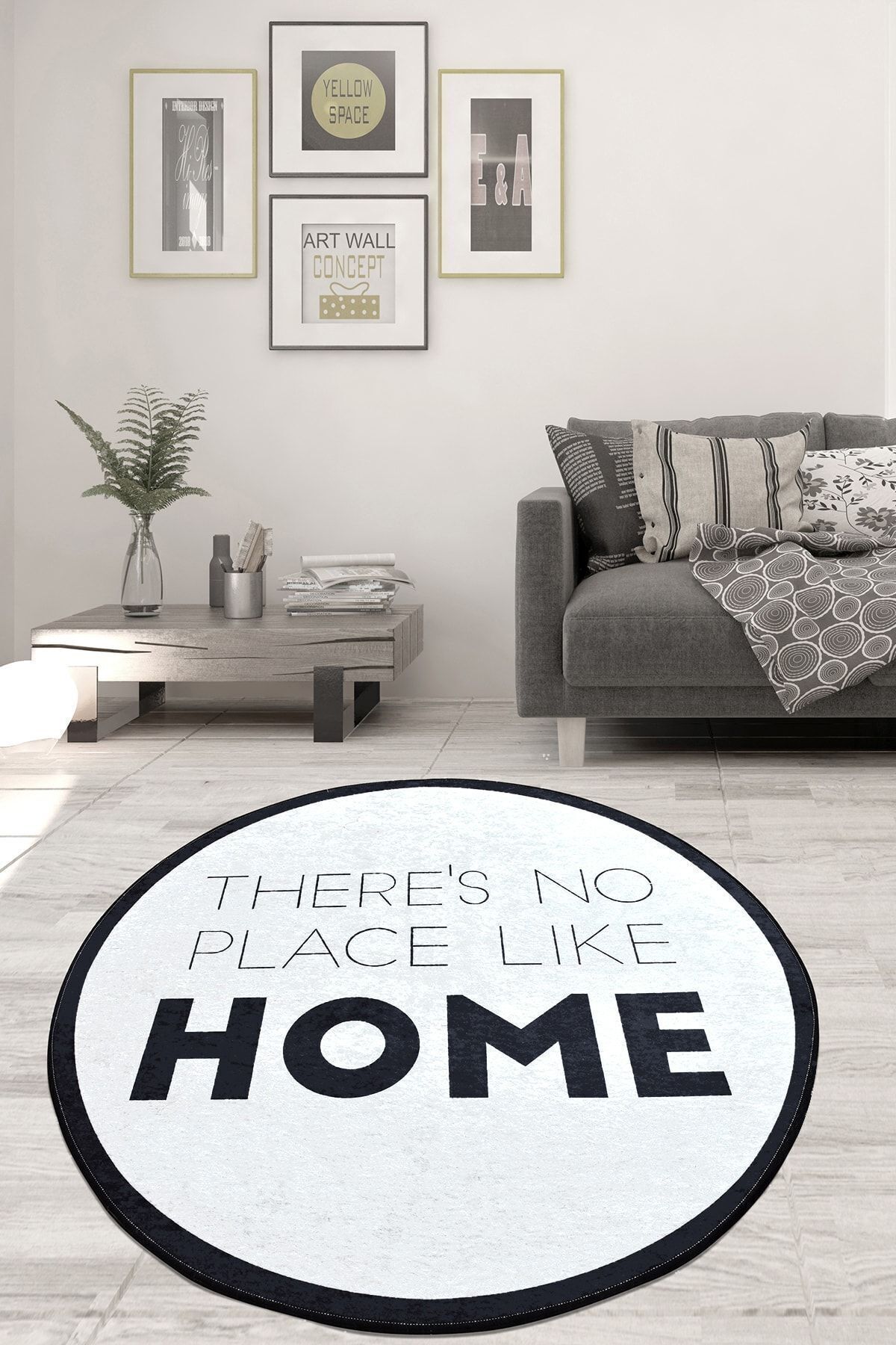 Iromica Home Like Home Djt Çap Kaymaz Taban Dekoratif Halı