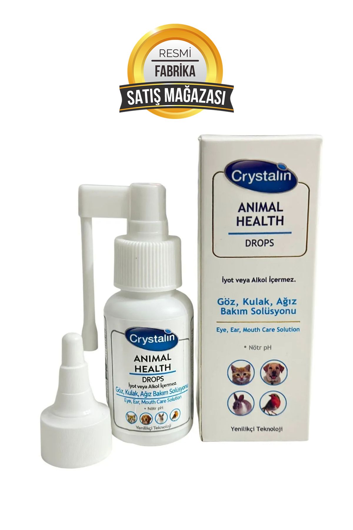 Crystalin Hayvan Sağlığı 50 ml Antiseptik & Dezenfektan