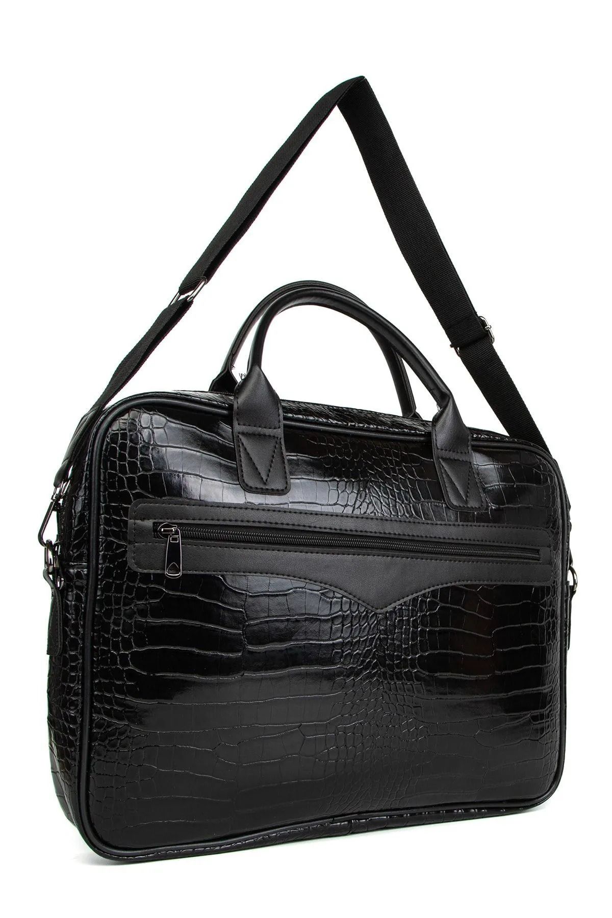 Sevinç Çanta-Crocodile Leather Briefcase & Laptop Bag 15.6 Inch 6