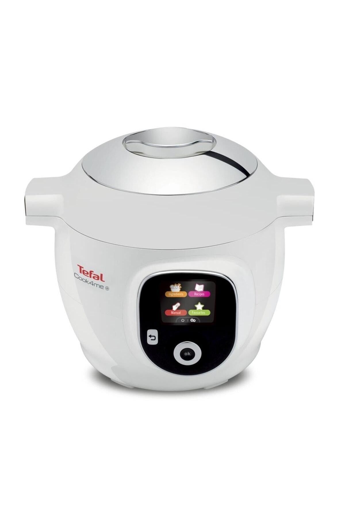 TEFAL Cook4me Akıllı Çoklu Pişirici, Multicooker, Yüksek Basınçlı Pişirici, 150 Tarif, Cy851130