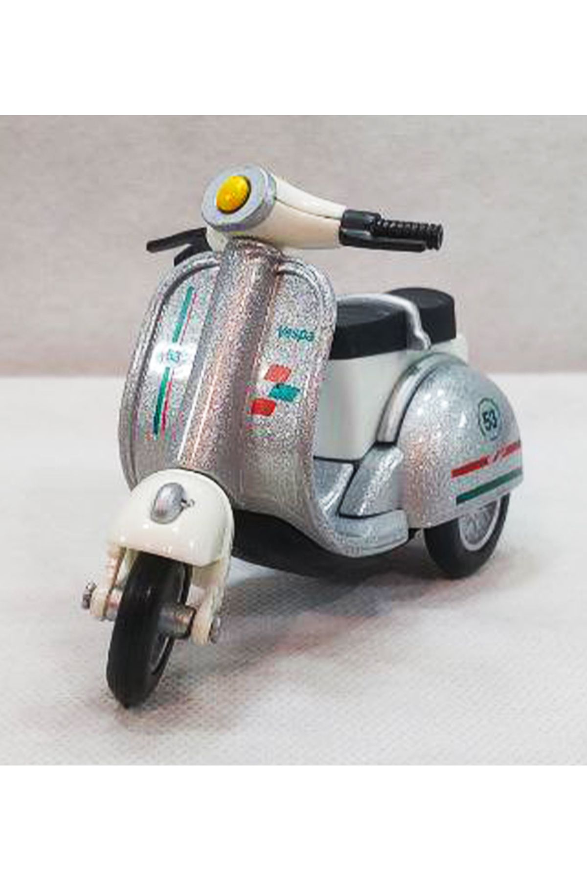 farddad Metal Vespa Scoter Motosiklet | Çek Bırak | 12CM