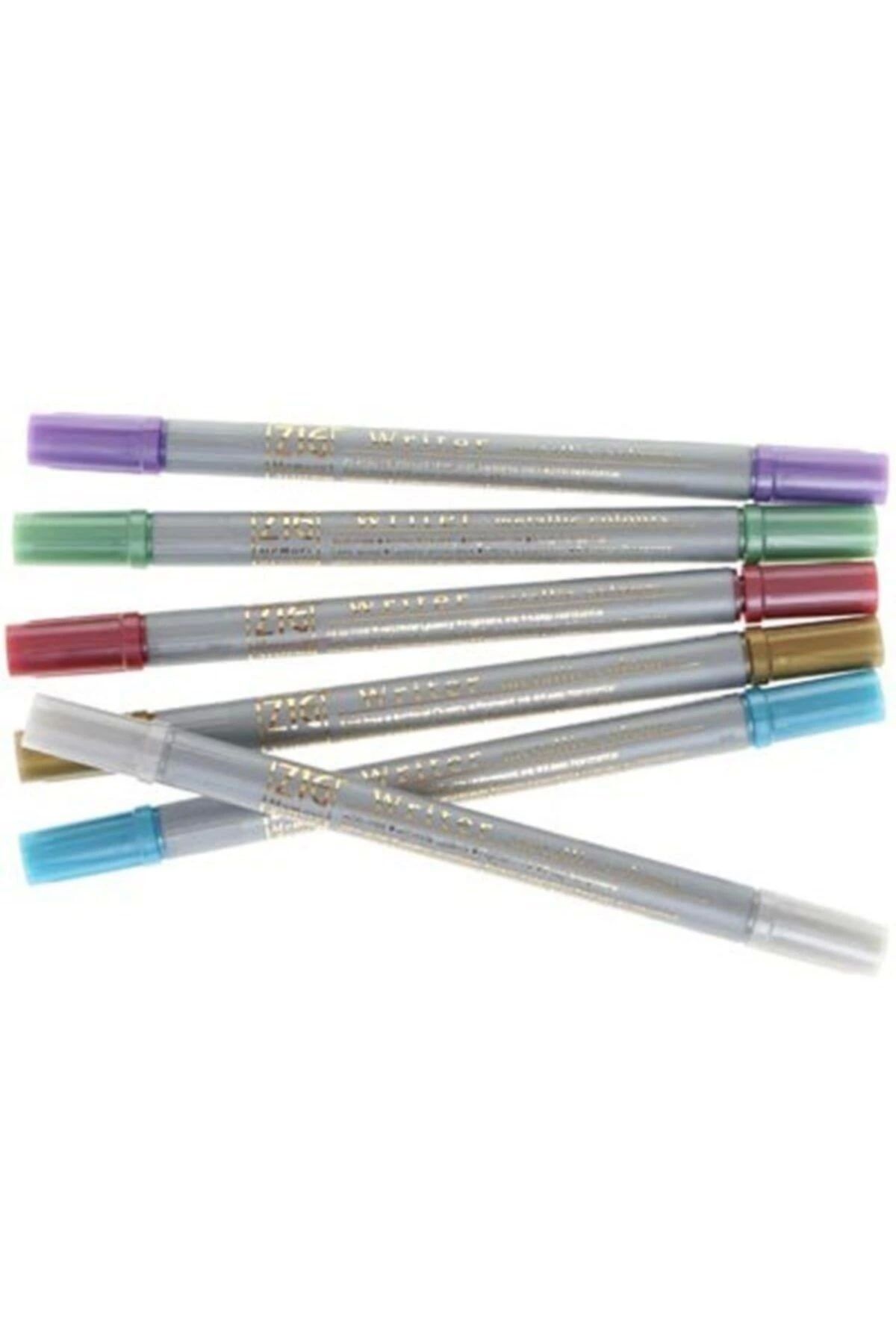 Zig-Metallic Colored Invitation Pen - Set of 6 Ms-8000/6V 2