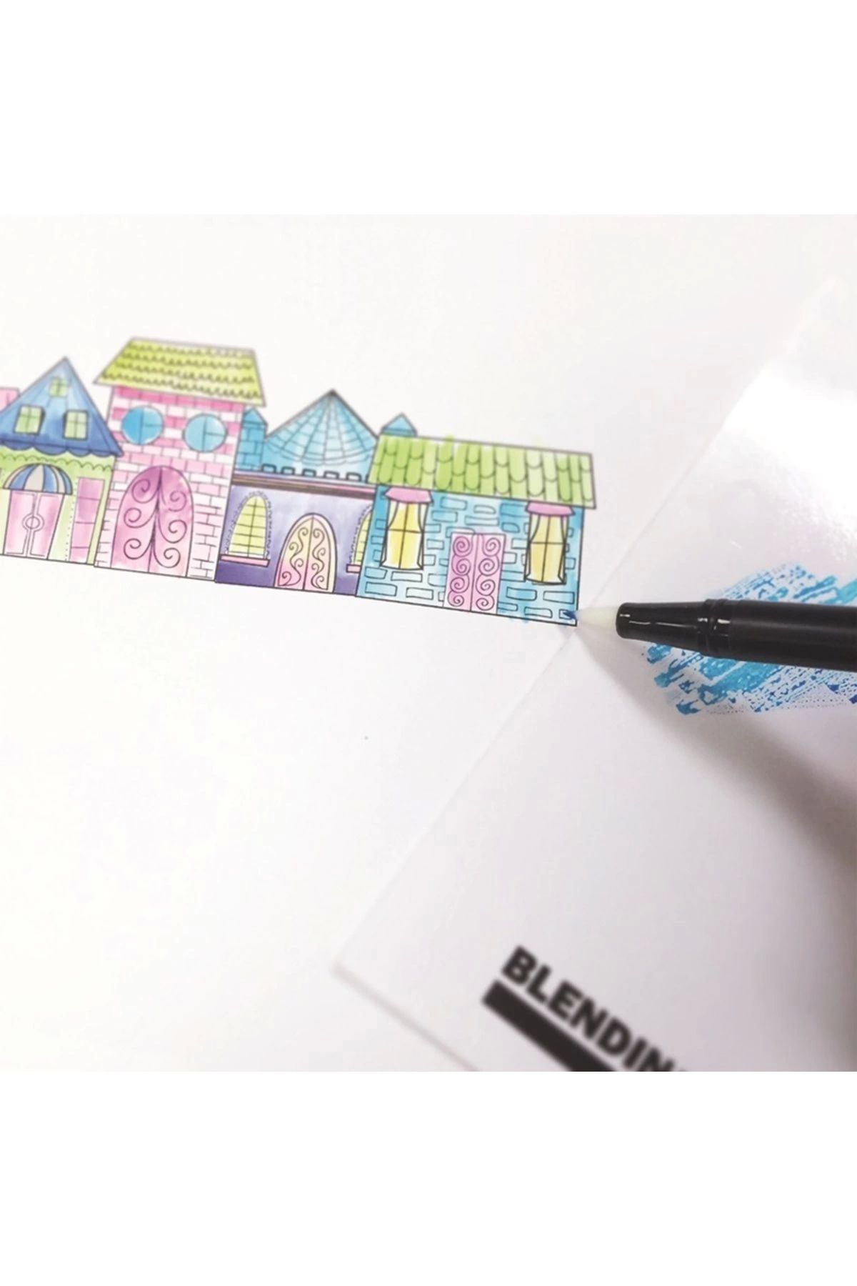 Tombow-Ab-t Dual Brush Pen Grafik Kalemi Sea Blue 373 3