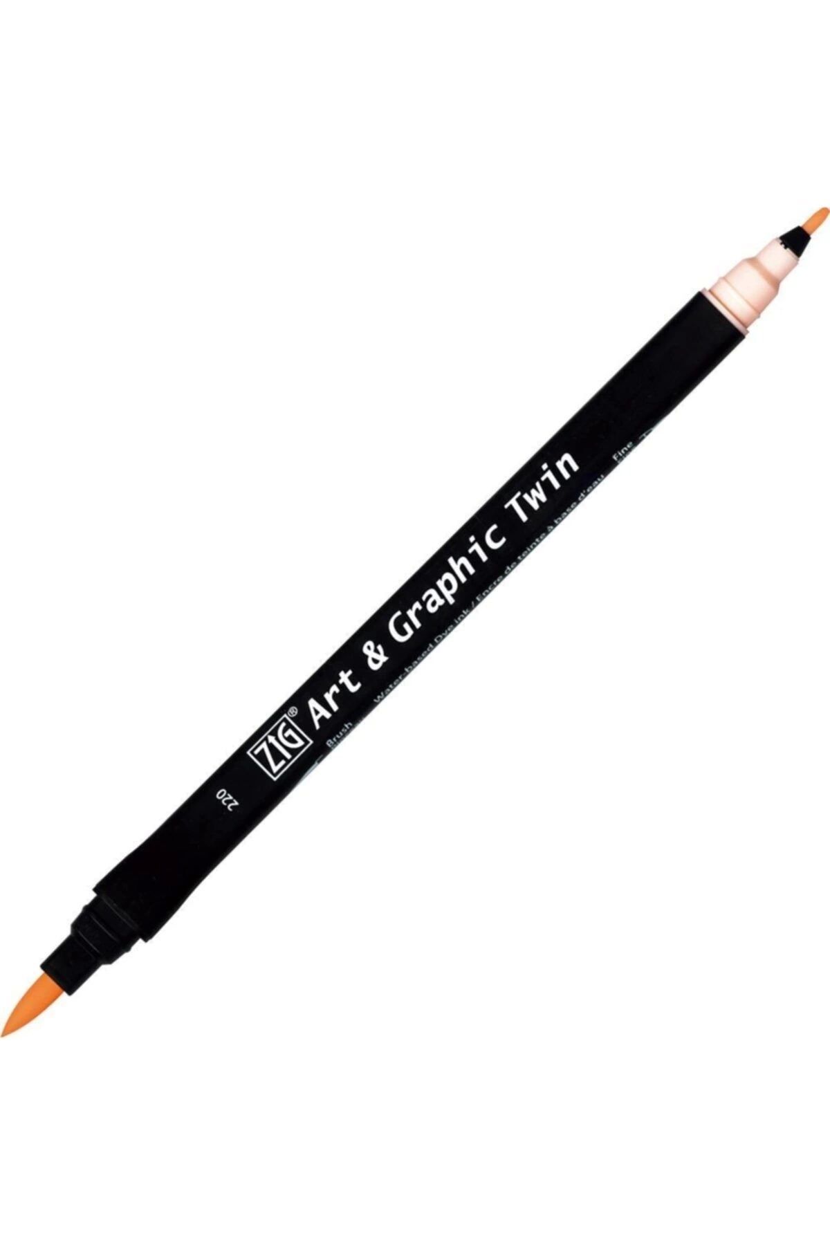 Zig-Art&graphic Twin Double Tip Felt Graphic Pen 220 Tea Rose 2