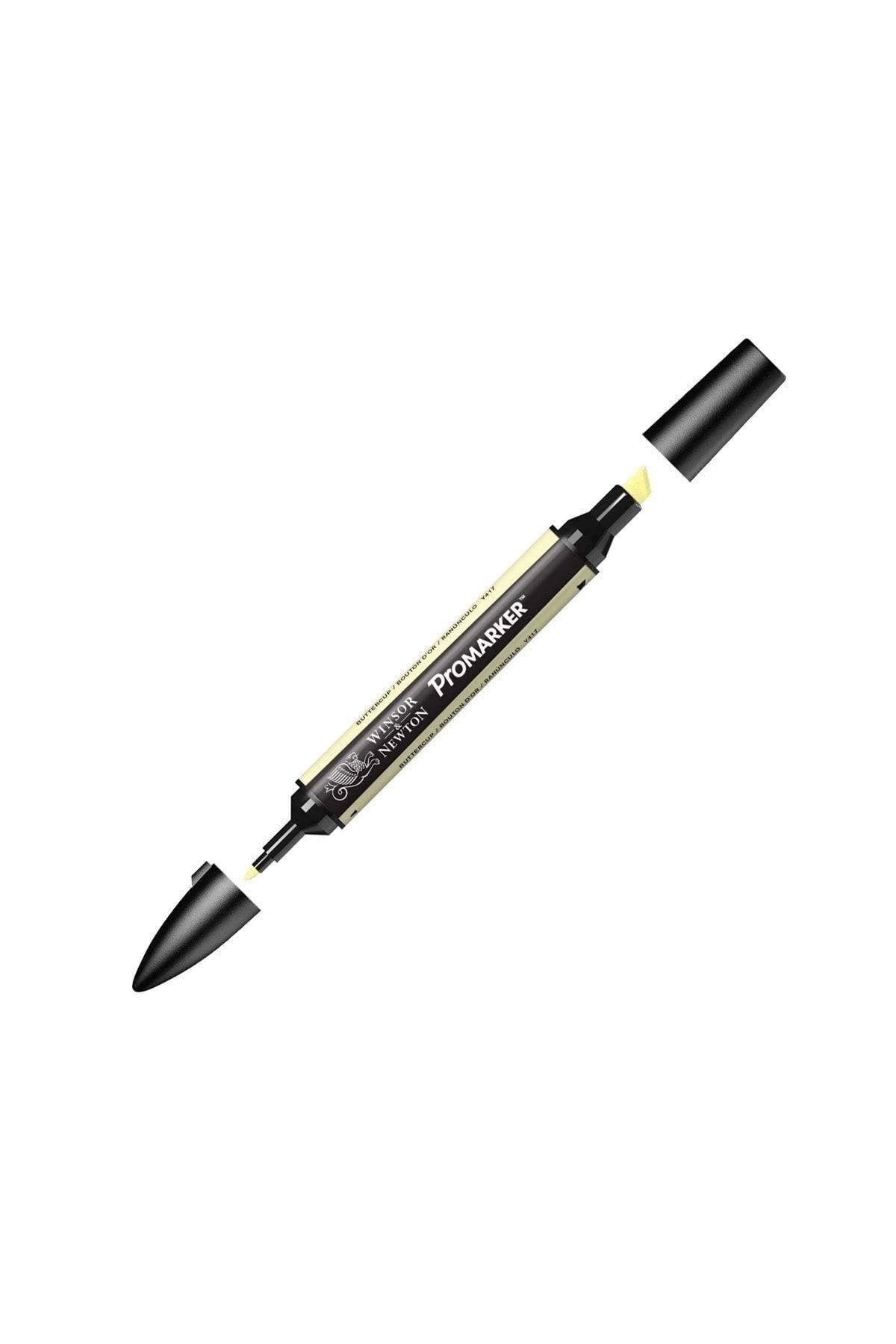 Winsor Newton-Promarker Double Ended Alcohol Based Graphic Drawing Pen Buttercup 078 (Y417) 1