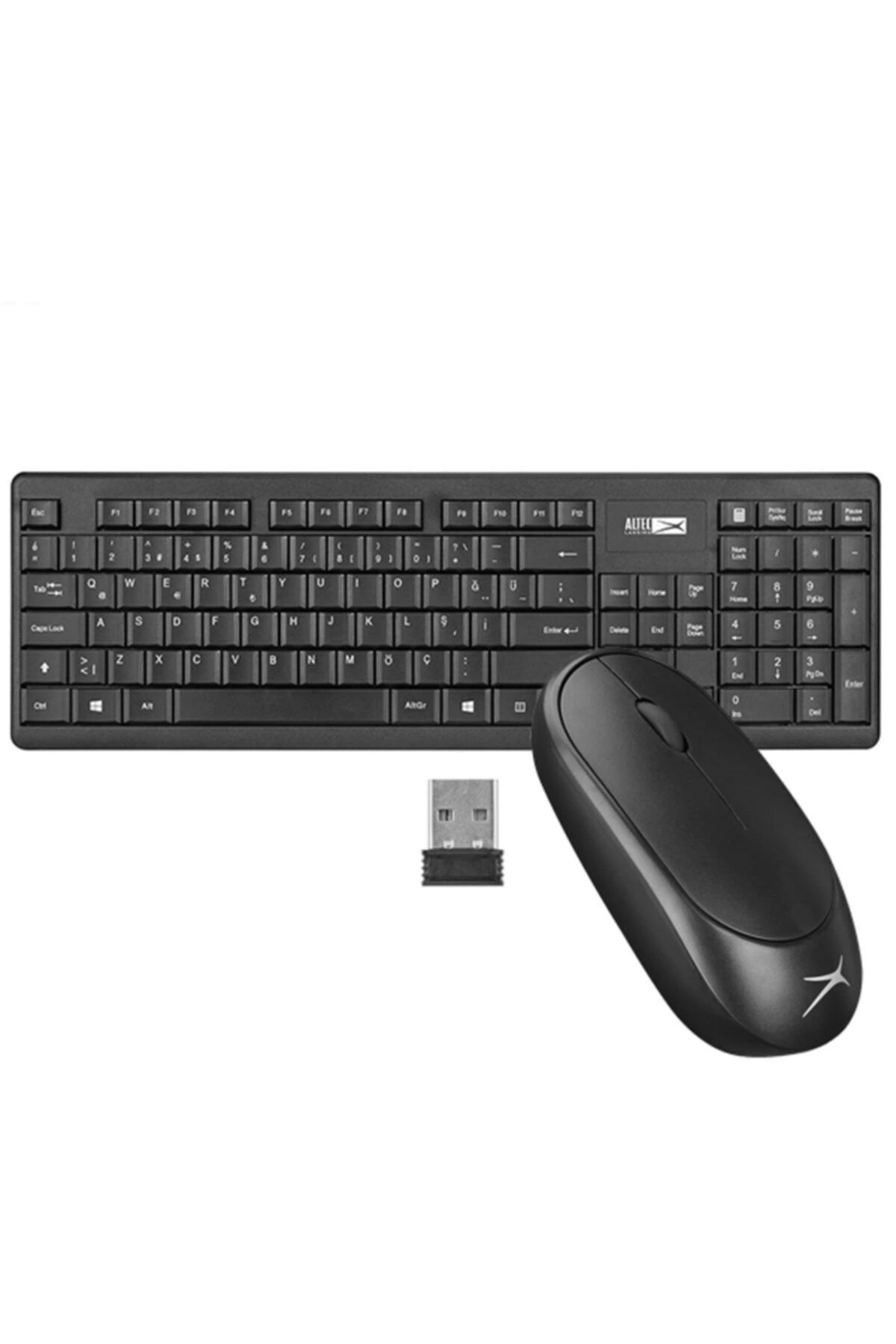 Genel Markalar Albc6314, Siyah, Türkçe Q, Kablosuz, Klavye Mouse Set