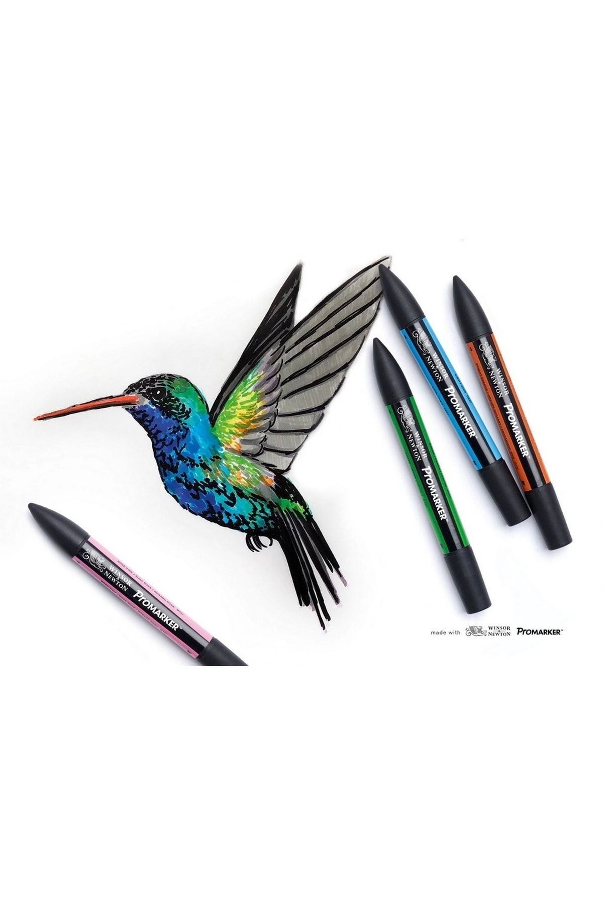 Winsor Newton-Promarker Double Ended Alcohol Based Graphic Drawing Pen Duck Egg 268 (C528) 3