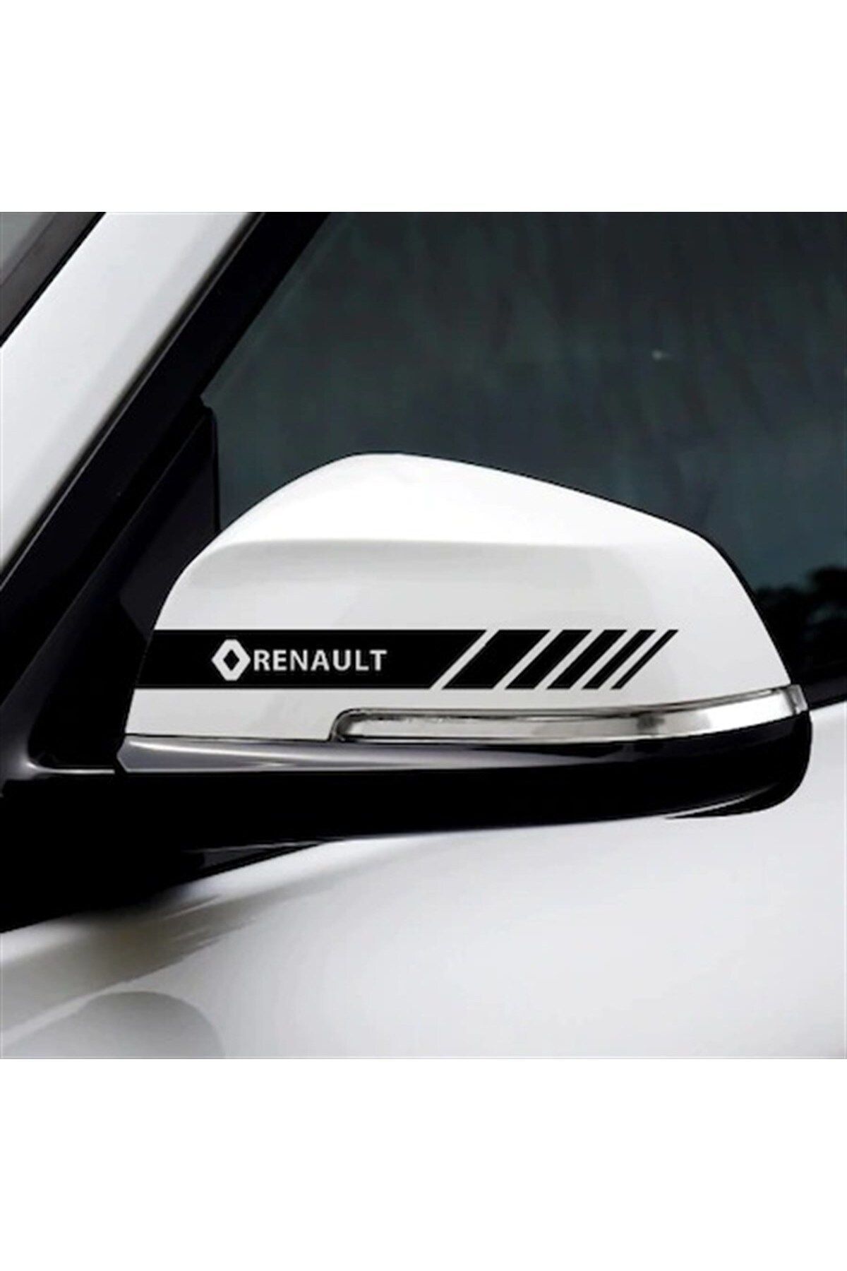 MLH STORE Renault Logo ve Yazılı Ayna Sticker Etiket Modeli