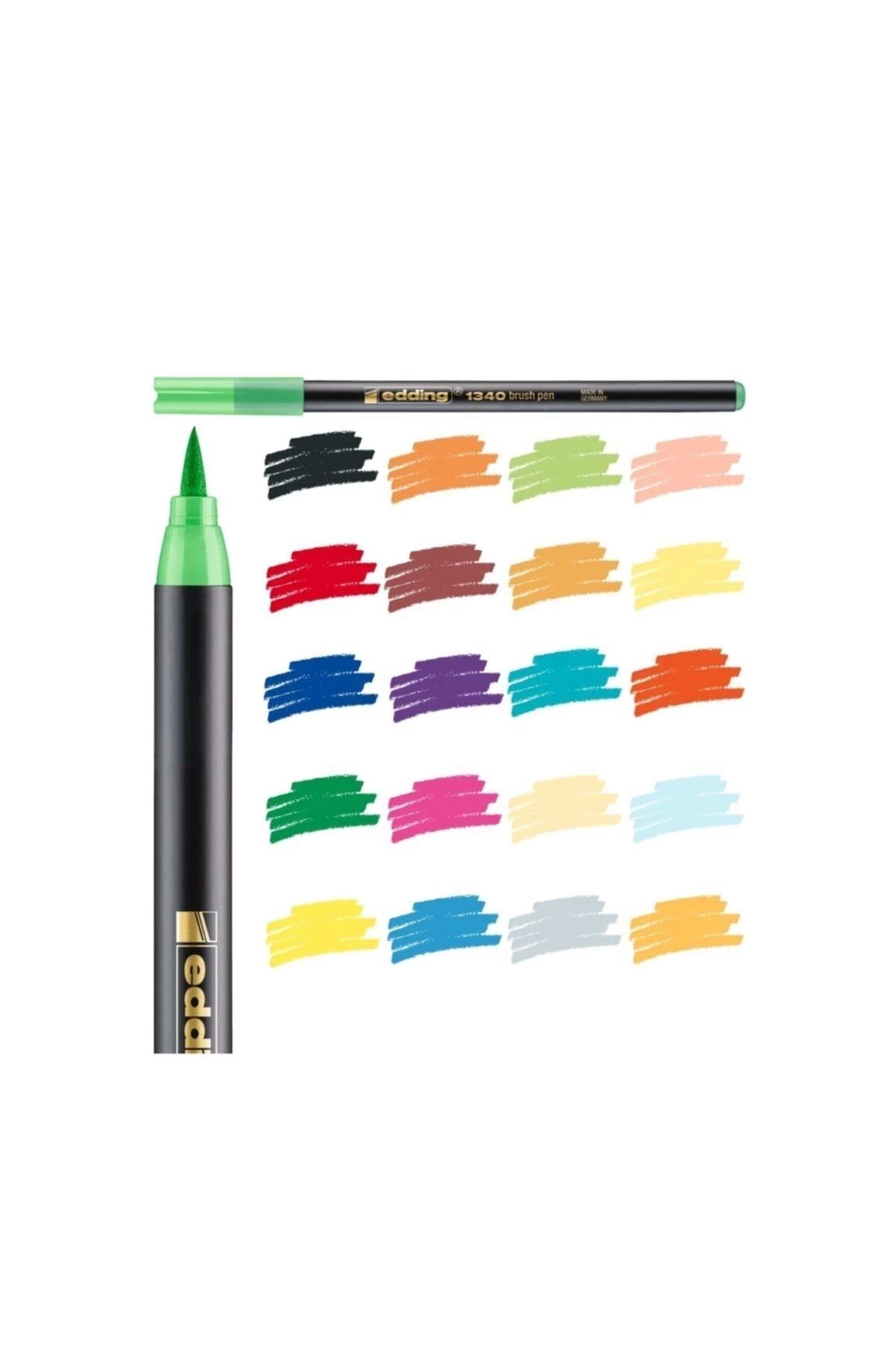 Edding 1340 Brushpen Fırça Uçlu Kalem