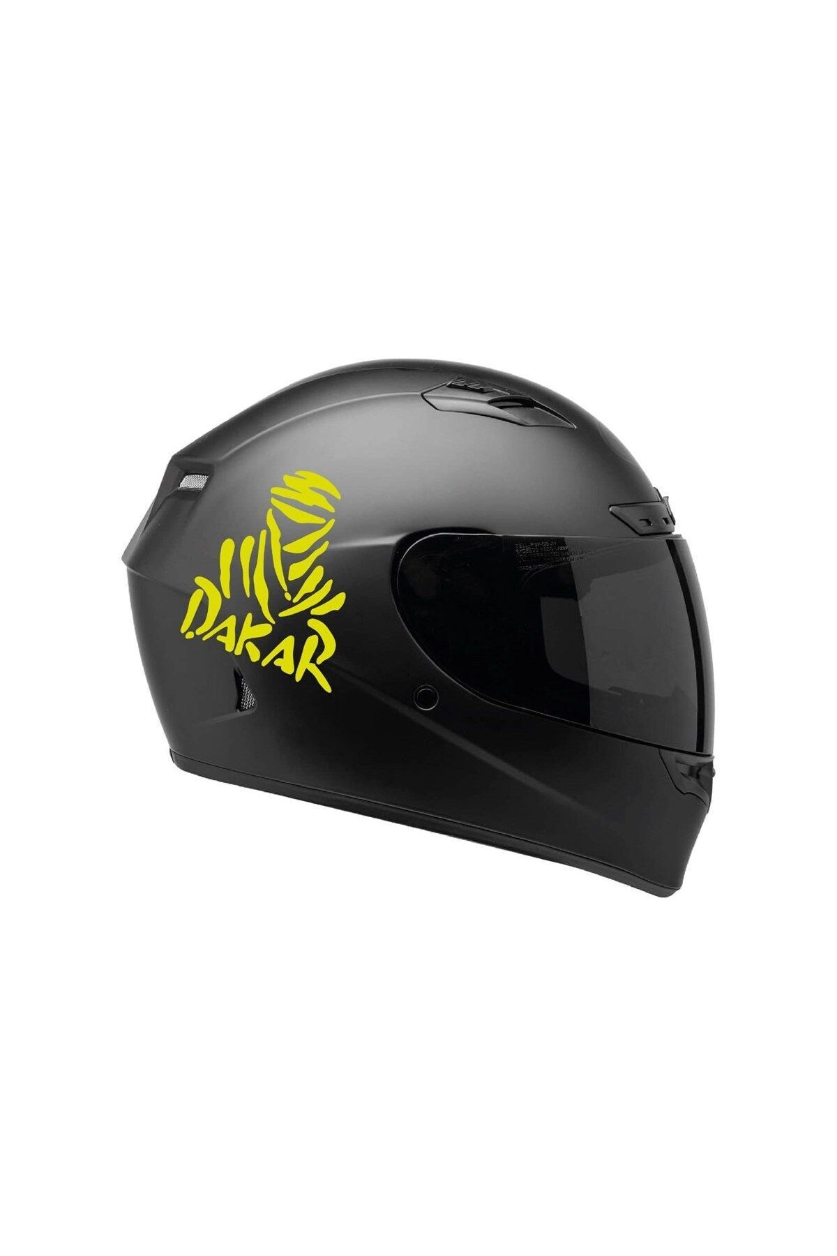 MLH STORE Tek Renk Dakar(dakar Helmet Stickers) Kask Sticker Etiket Modeli