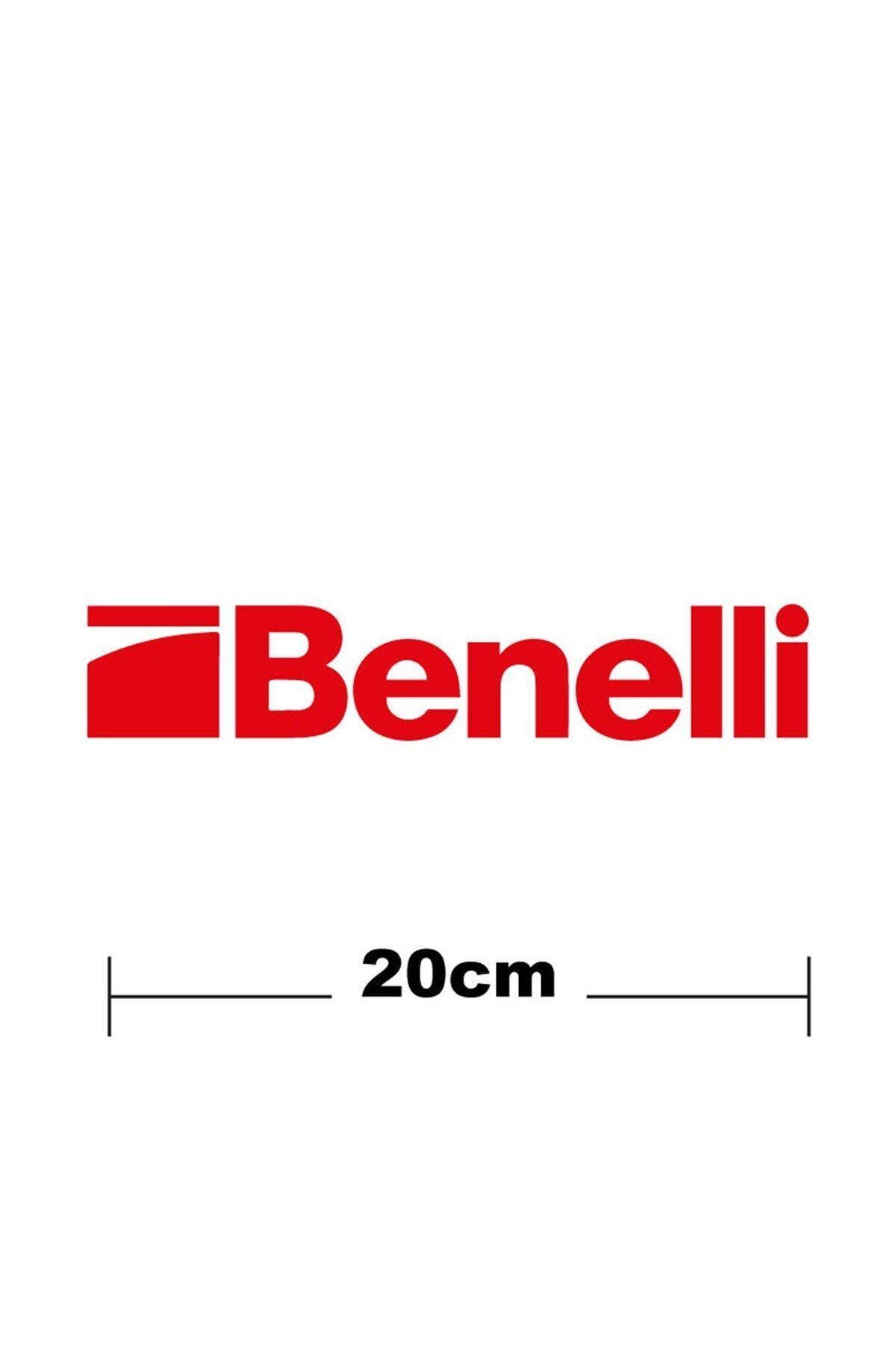 MLH STORE Benelli Logo Yazı Sticker Etiket Tek Renk