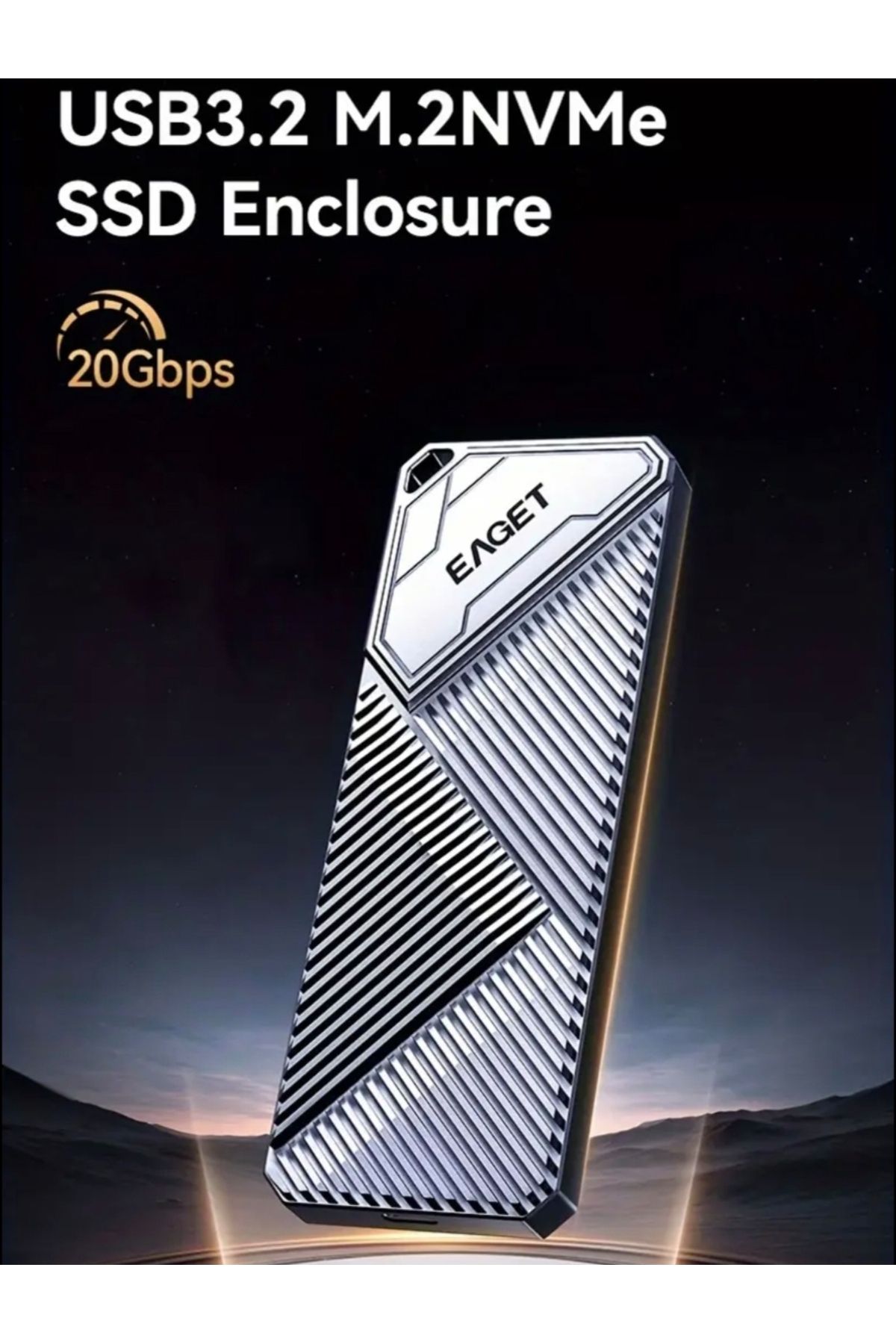 Eaget Se2000 Ssd Kutusu 20gbps M.2 Nvme Sata Çift Protokol Ce Lisans 2280/2260/2242/2230/gen3x2 Ultra Hız