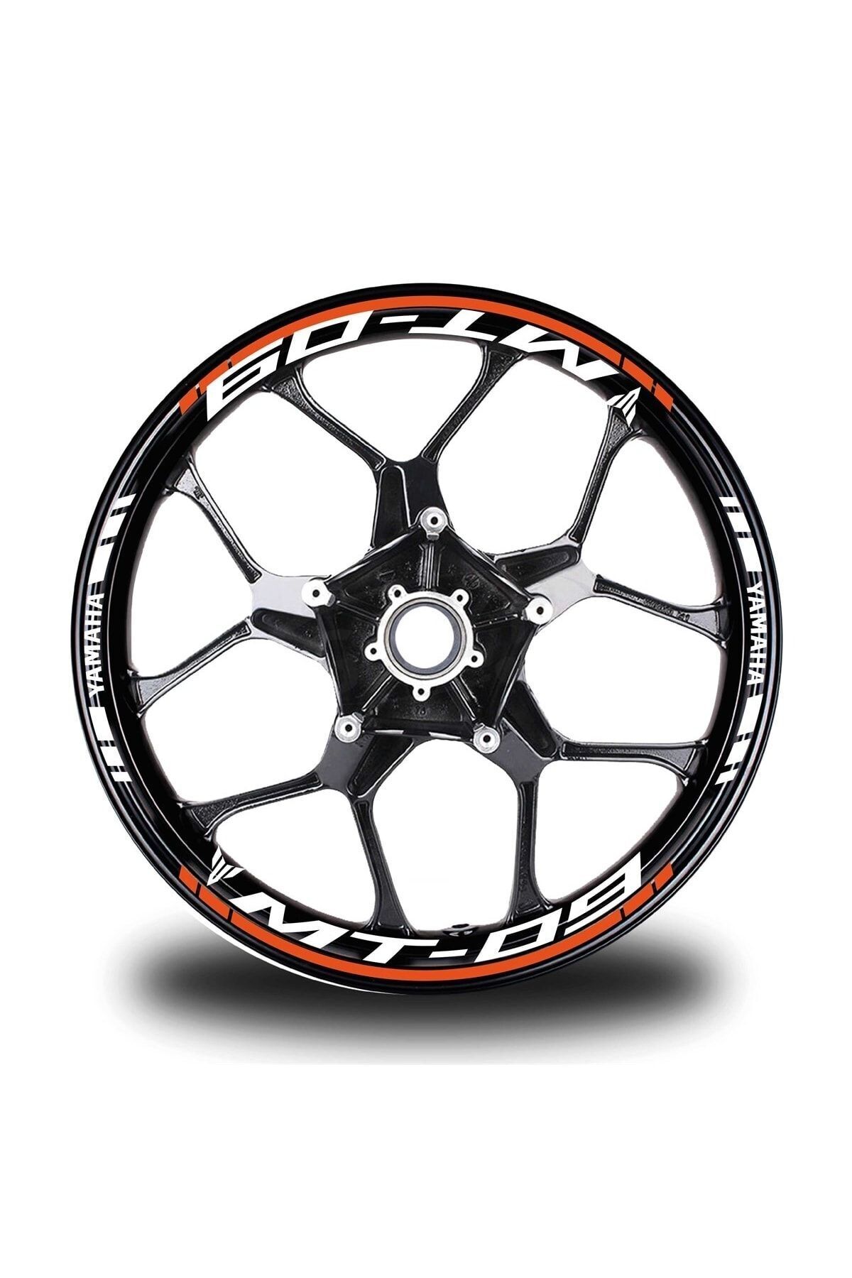 Hulyomer Hub Turuncu Yamaha Fz6 Takım Jant Sticker Etiket