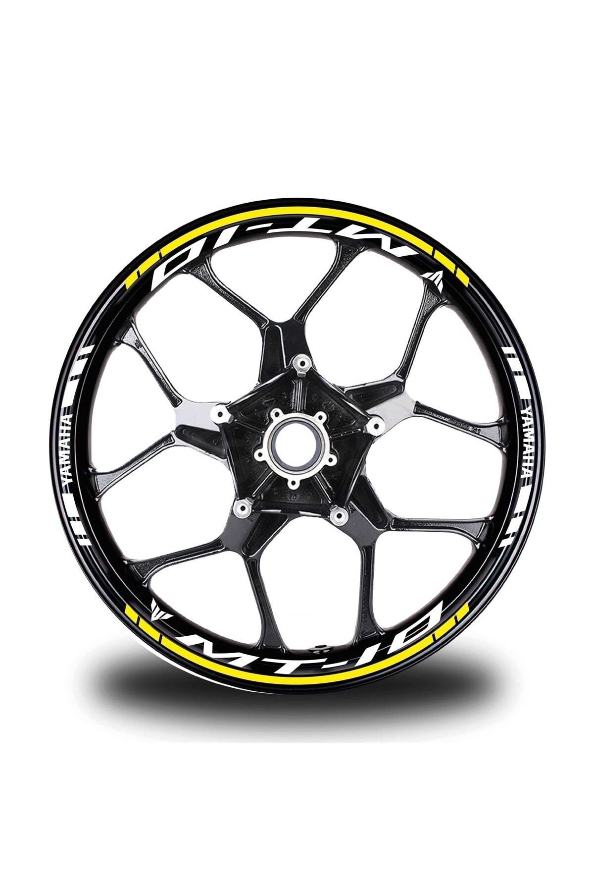 MLH STORE Beyaz Honda Rrr Takım Jant Sticker Etiket
